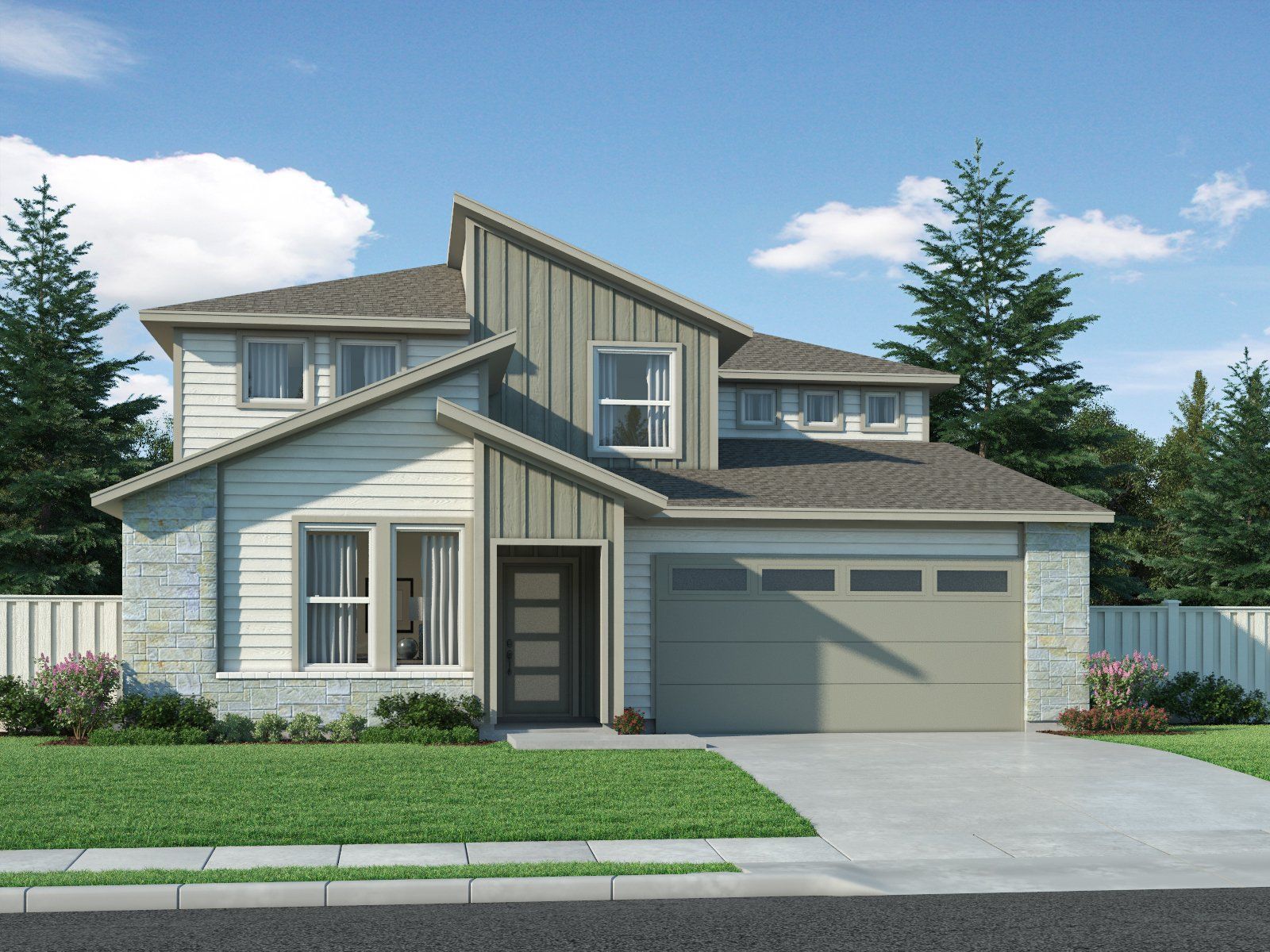 The Pearl (452) Floorplan X Elevation:The Pearl (452) Floorplan X Elevation