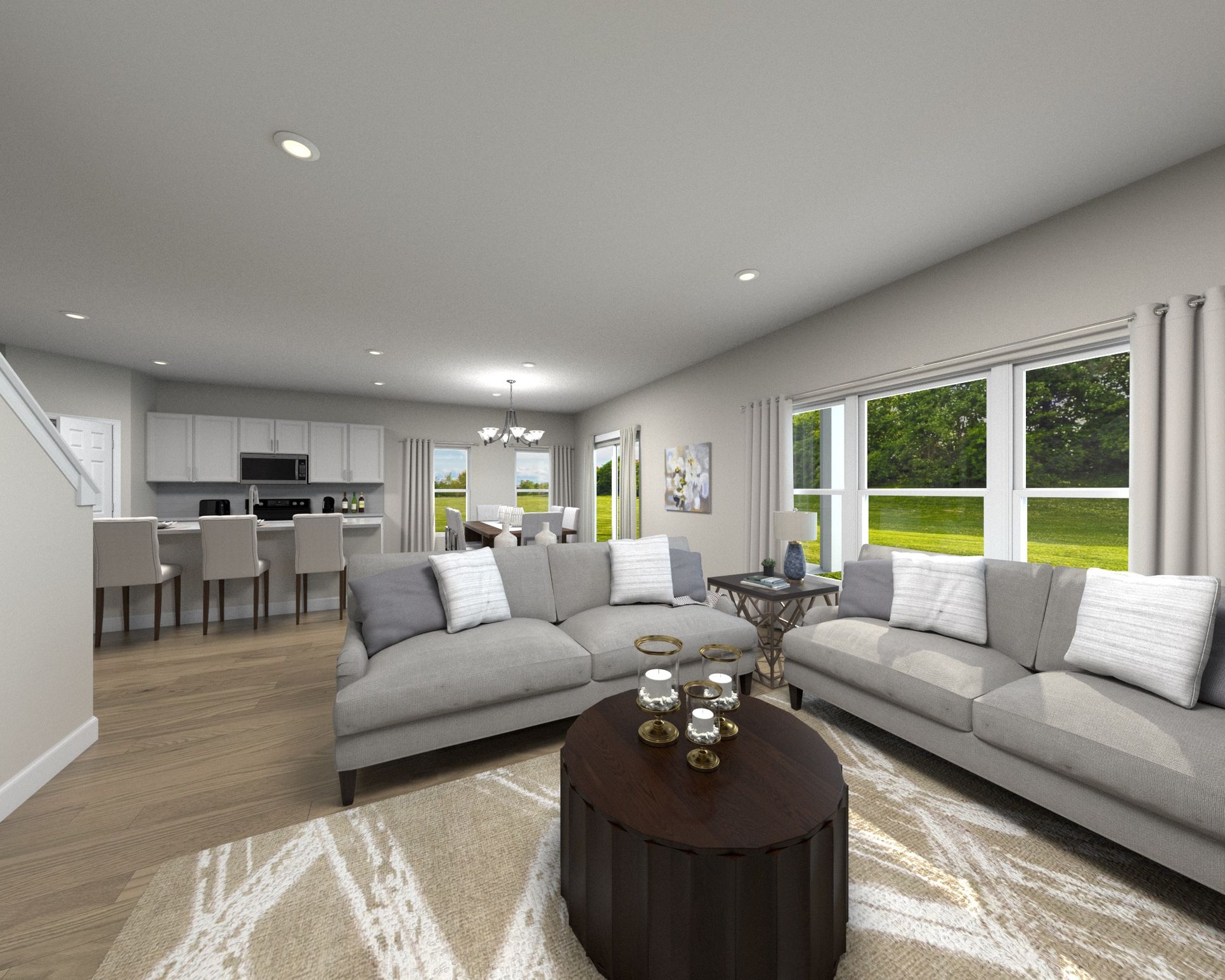 MRT_FL_Florentine_Kitchen_Living.jpg:Great room in the Florentine floorplan