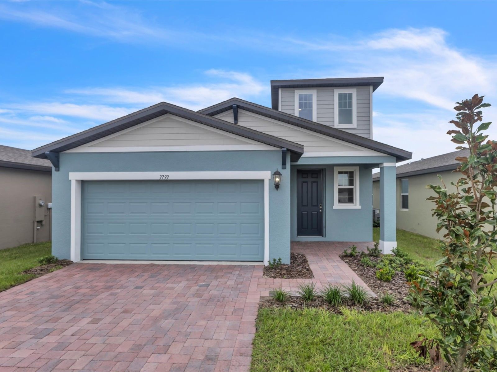 The Yellowstone floorplan at 3793 Bluethread Way.:Front Exterior