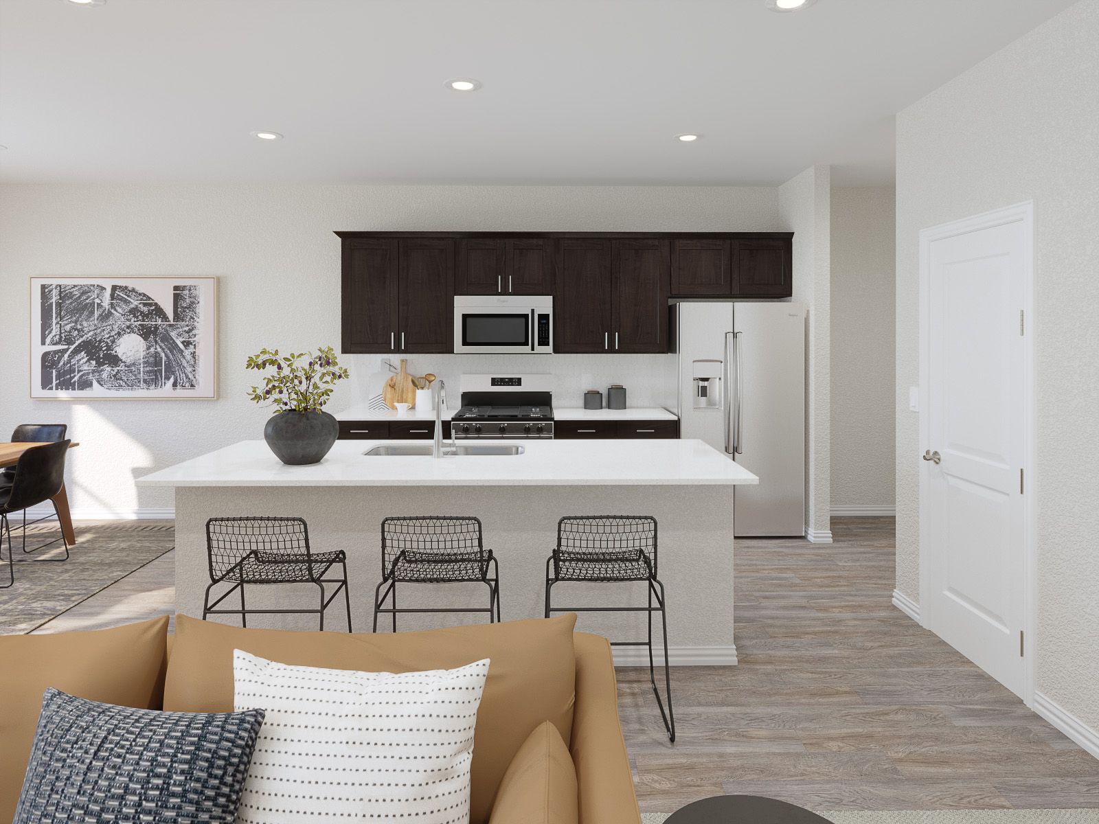 The Ian kitchen with the Distinct 2 interior package.:The Ian kitchen with the Distinct 2 interior package.