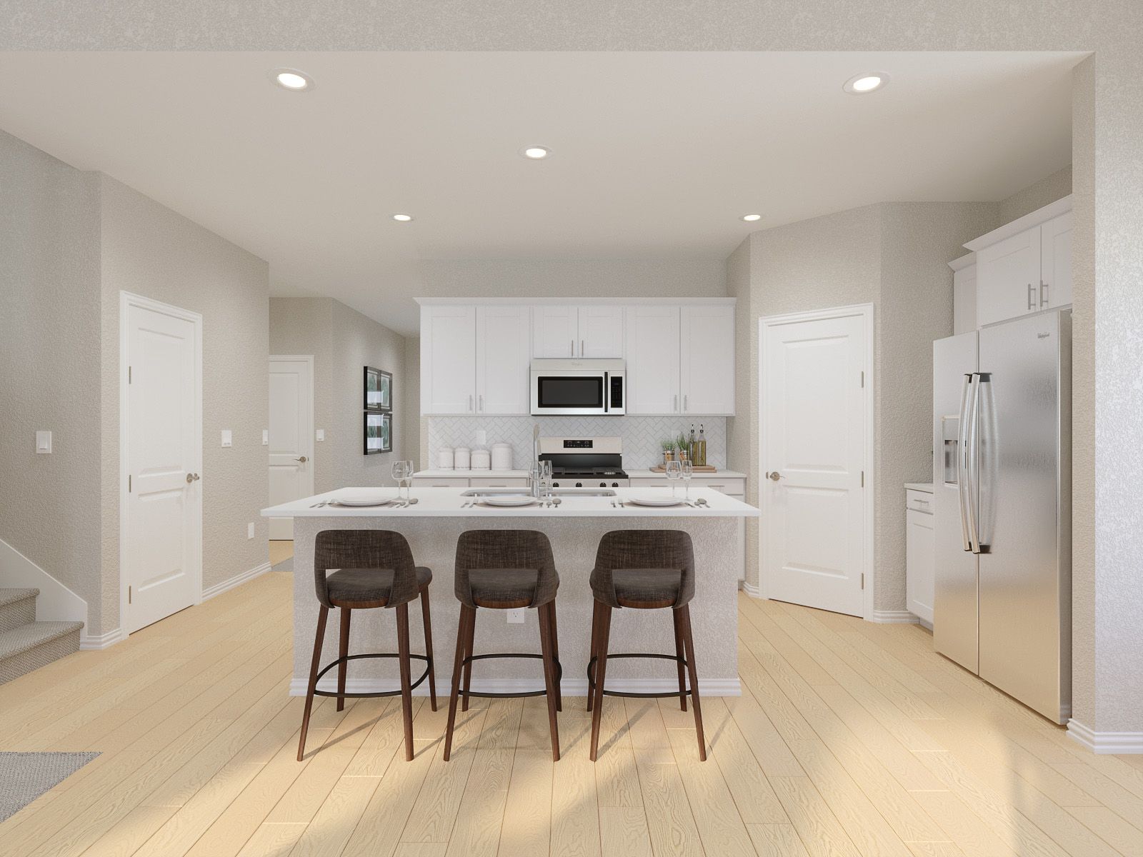 The Royal kitchen with the Divine interior package.:The Royal kitchen with the Divine interior package.