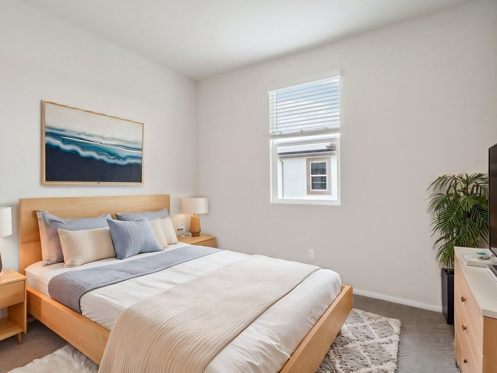 Bedroom:1633 floorplan interior image taken at a Meritage Homes community in Pomona, CA.