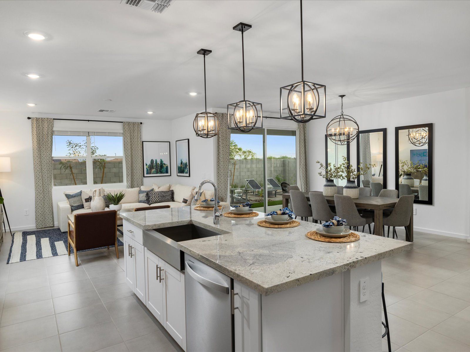 Kitchen:The Lark floorplan modeled at Anthem at Merrill Ranch