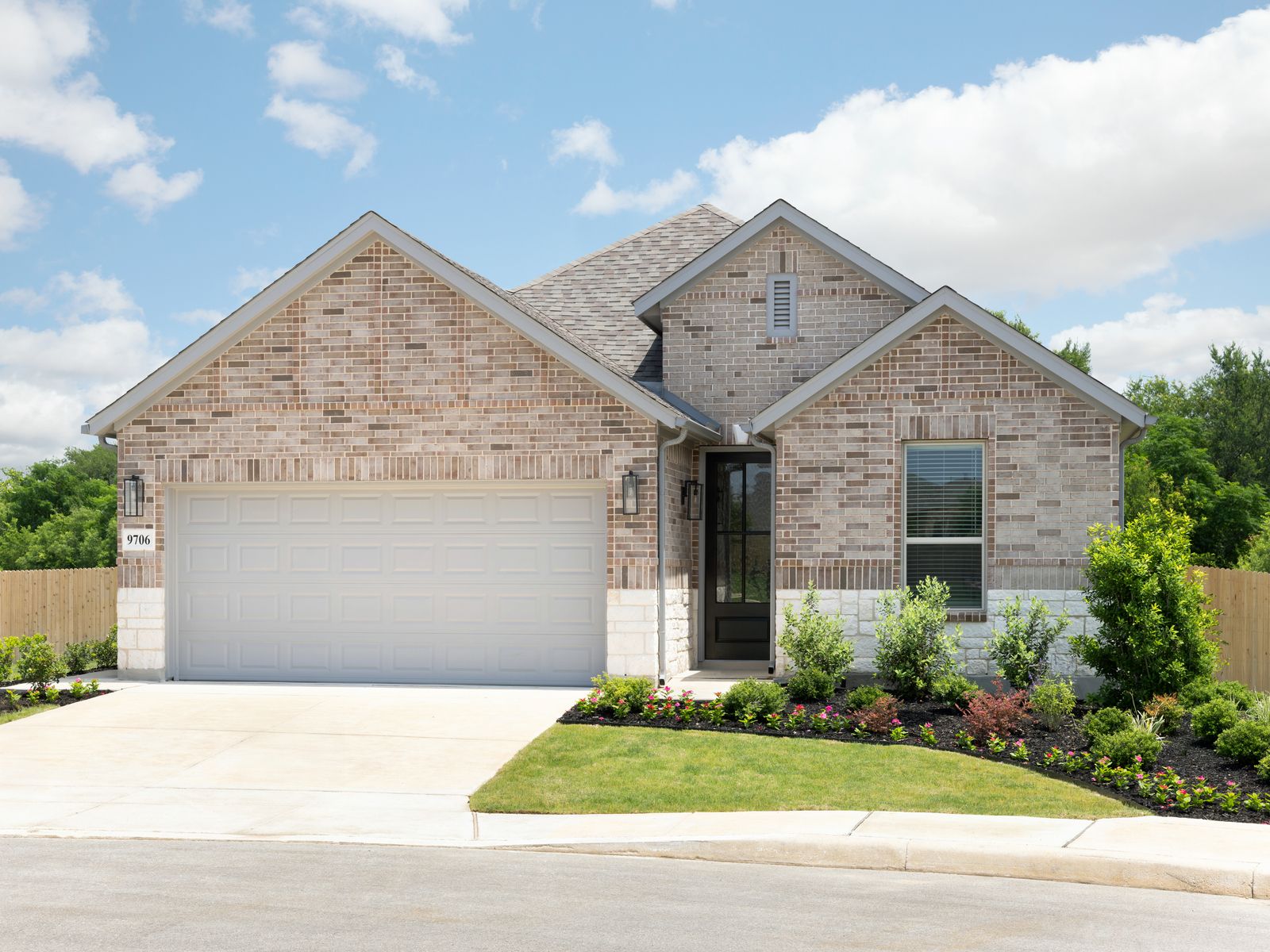 Front exterior of the Rio Grande floorplan at a Meritage Homes community.