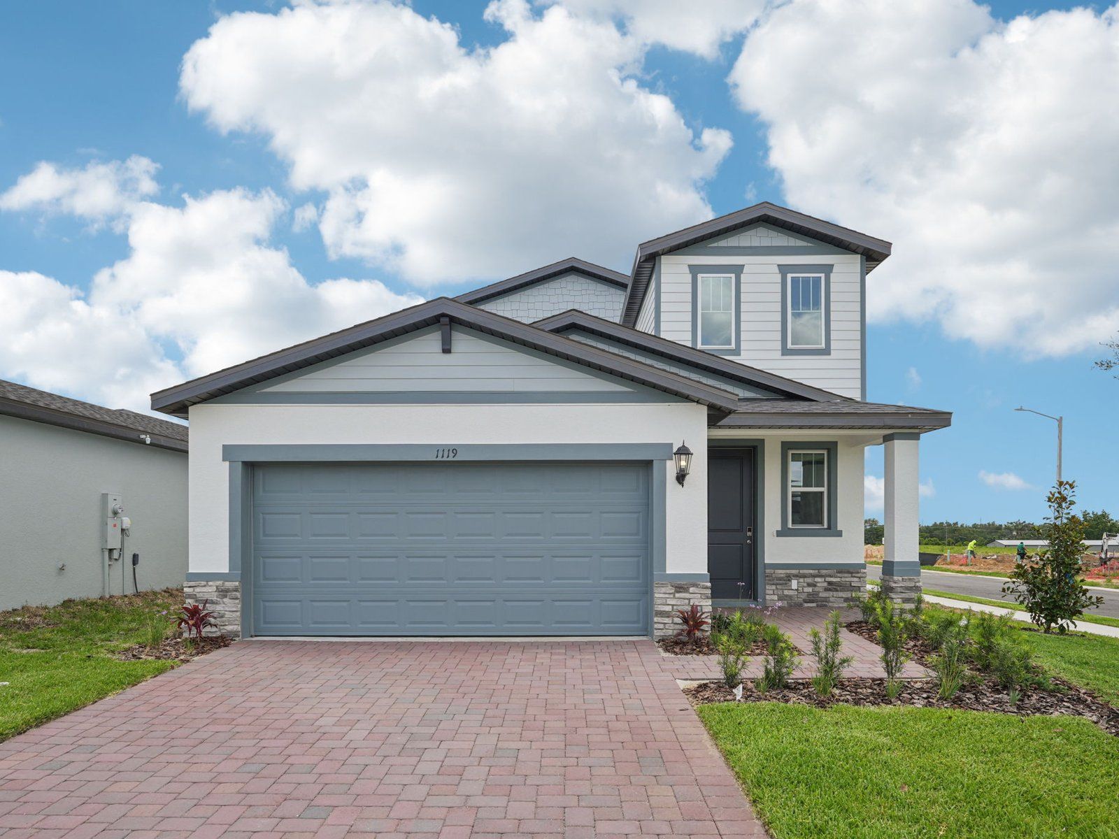 The Yellowstone floorplan at 1119 Cumberland Trail.:Front Exterior