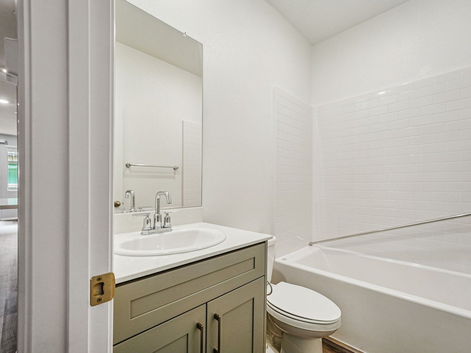 1633 floorplan interior image taken at a Meritage Homes community in Pomona, CA.:Bathroom