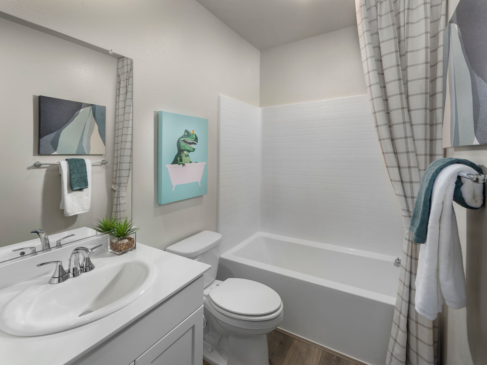 Bathroom:Bathroom in the Residence 2 floorplan at Cielo by Meritage Homes in San Marcos, CA.