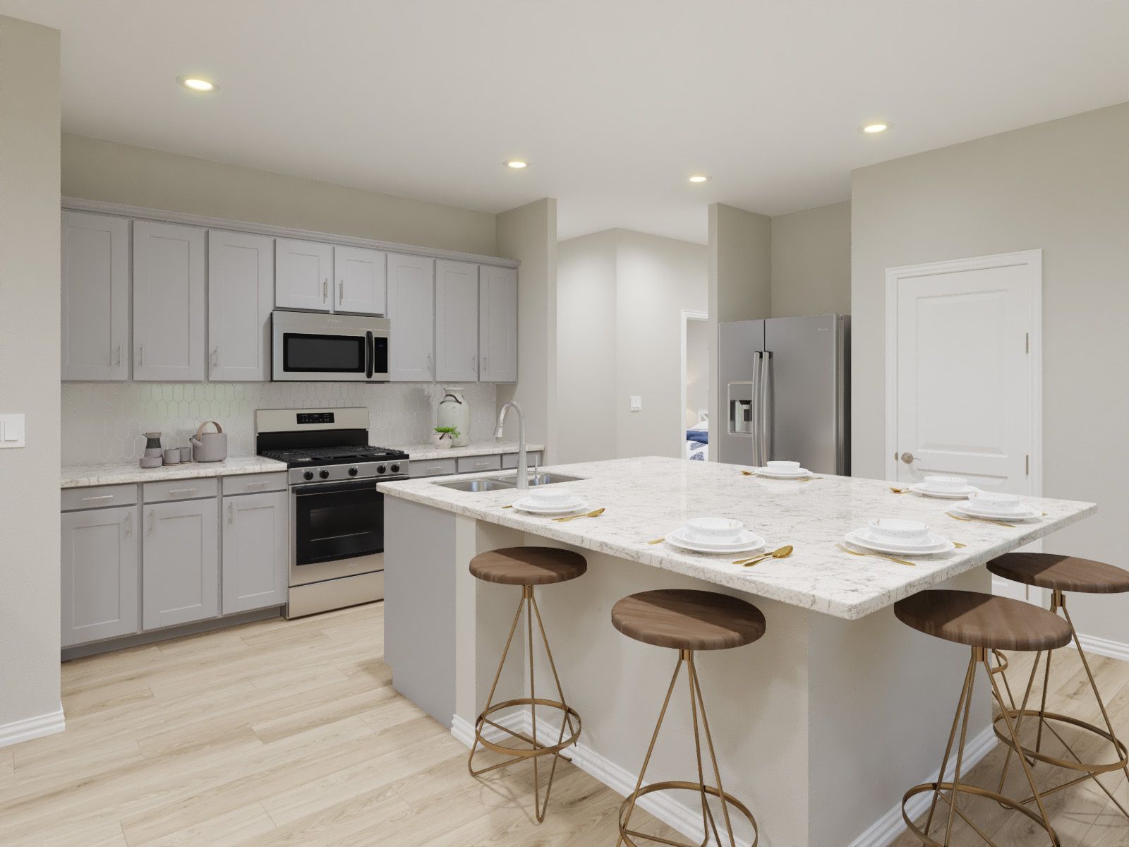 Kitchen:The Sequoia kitchen.