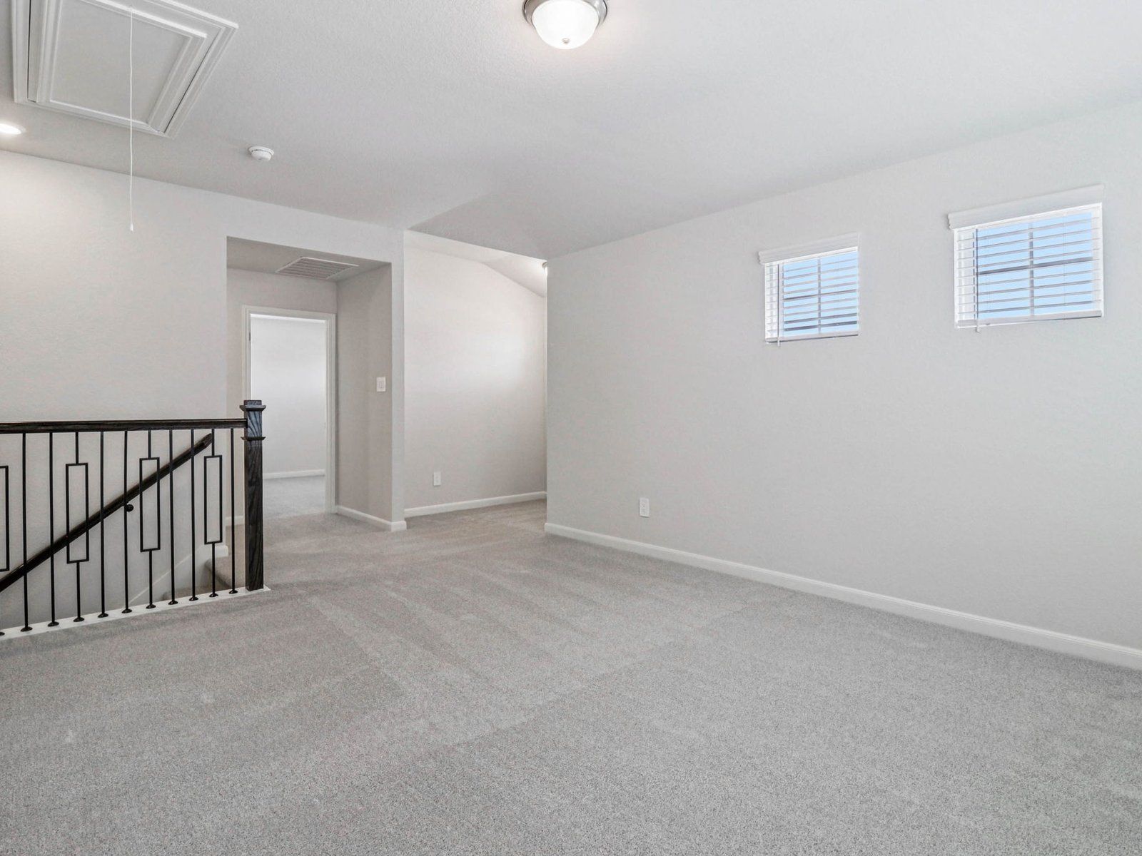 Second Floor Landing:Second floor landing in the Matador floorplan at a Meritage Homes community in San Antonio, TX.