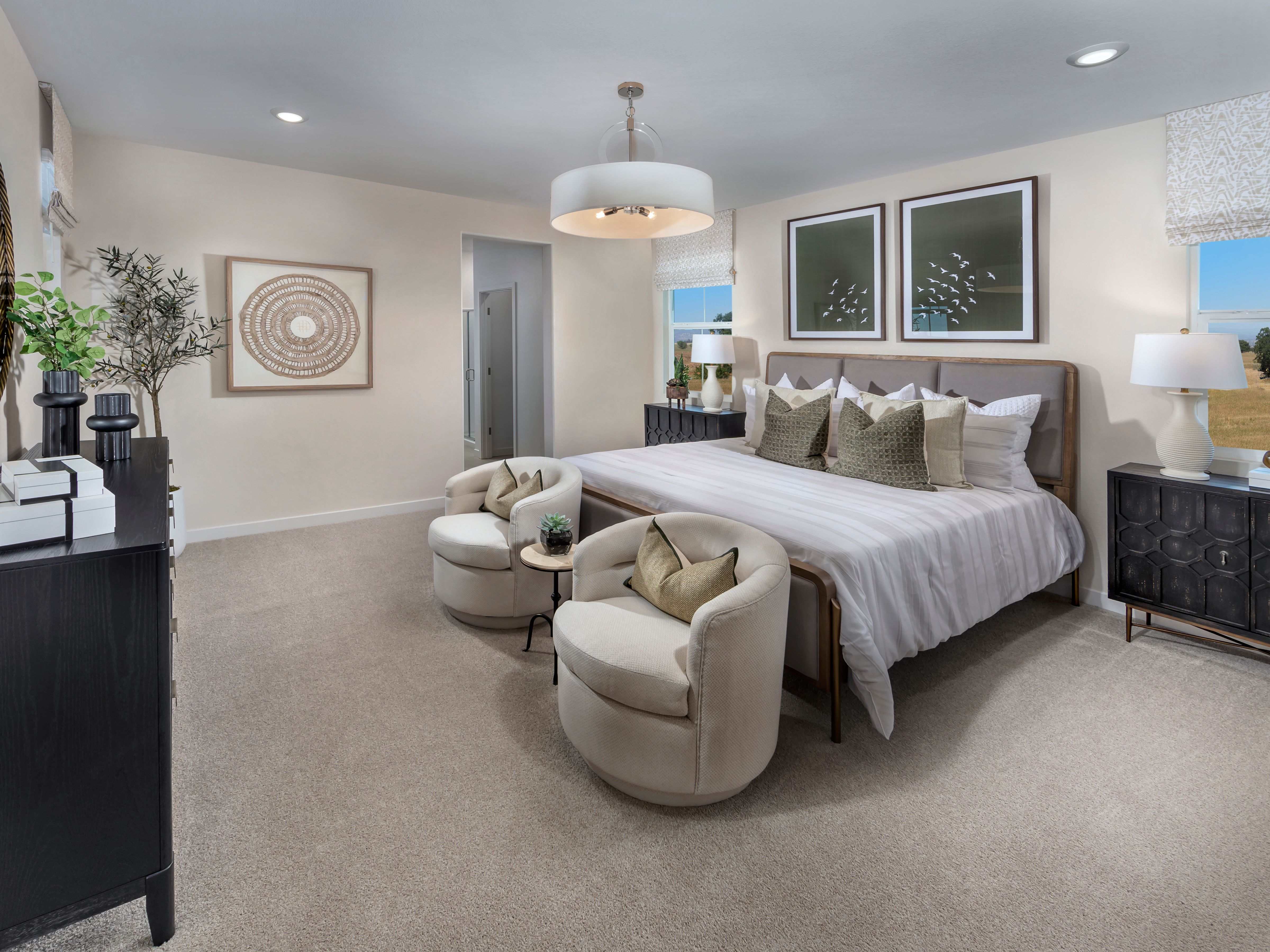 Primary Bedroom:Spacious Primary Bedroom of a Residence 2.