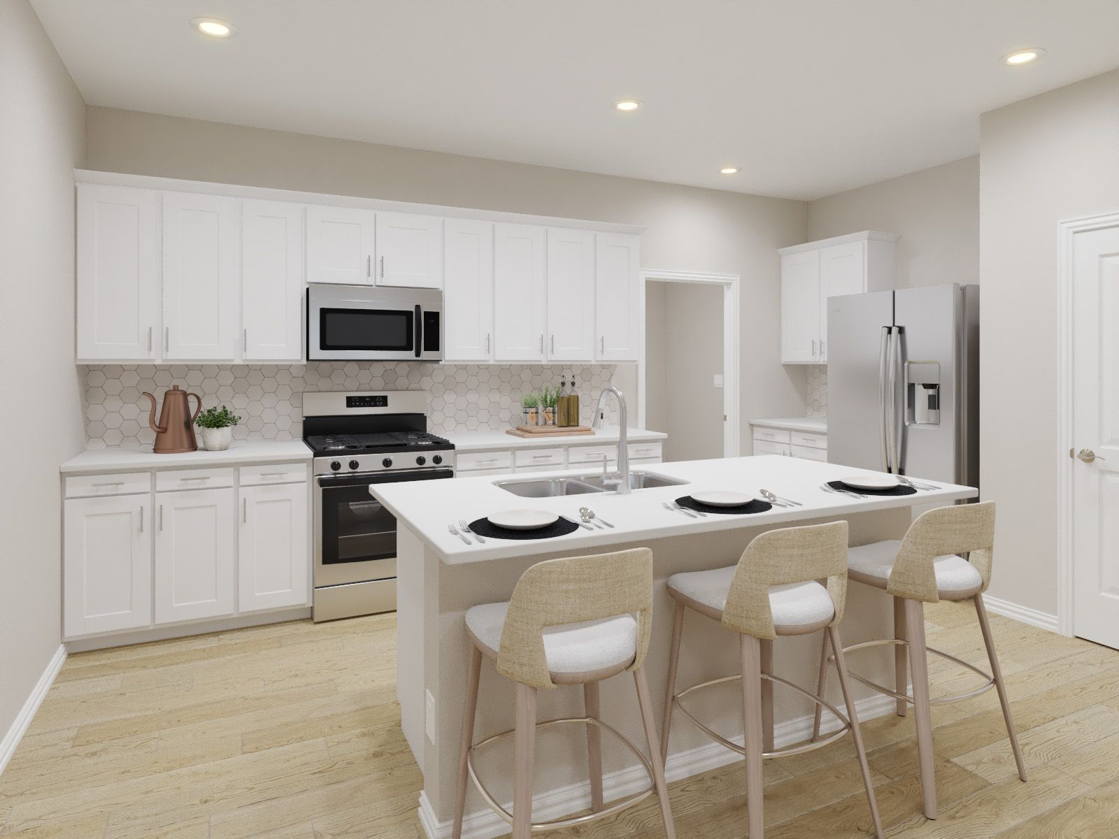 Kitchen Rendering:Enjoy dinner in The Gateway dining room.