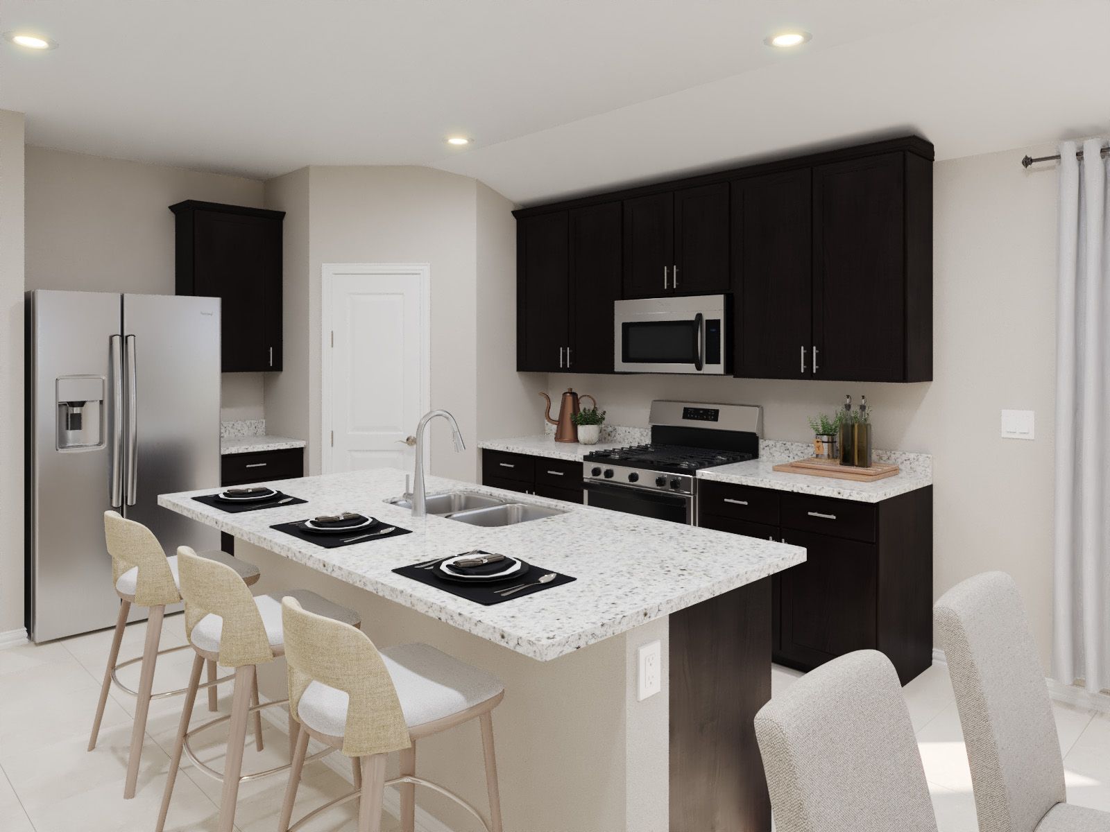 Kitchen:The Allen kitchen.