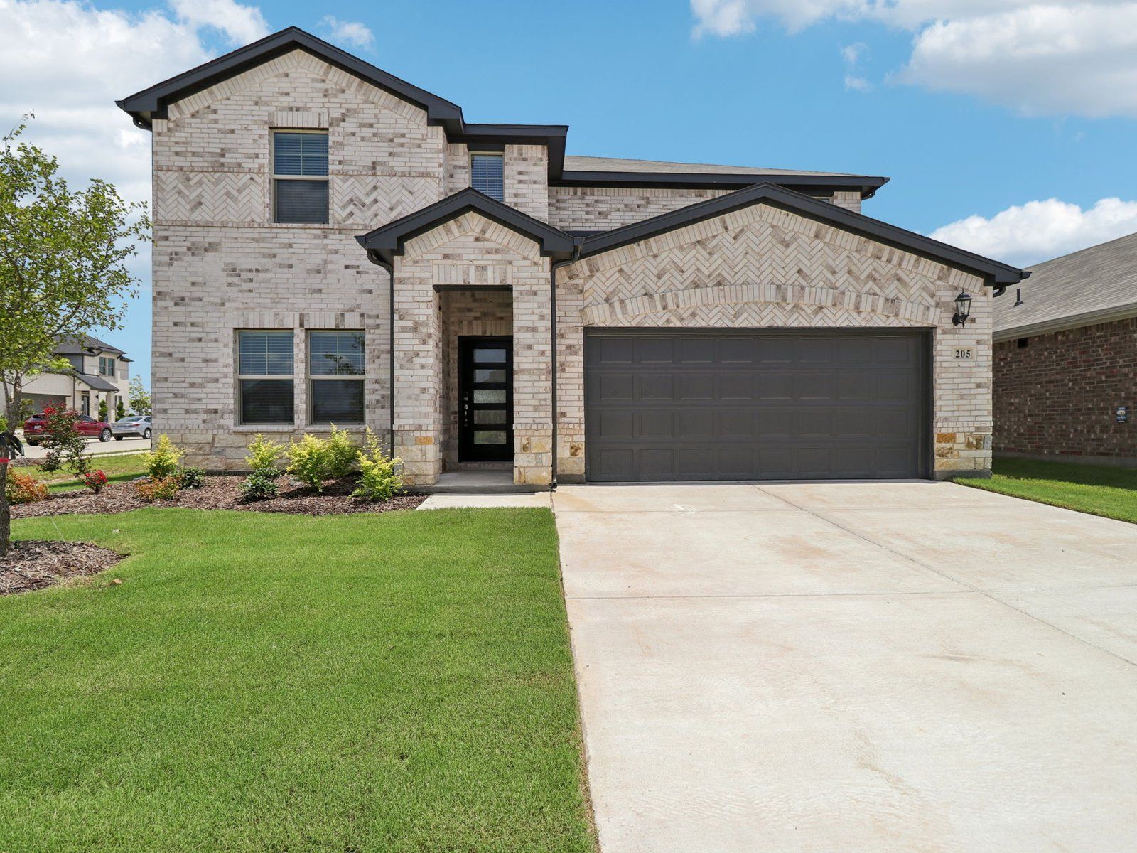 The Woodside floorplan with the Distinct 1 interior package.:Front Exterior