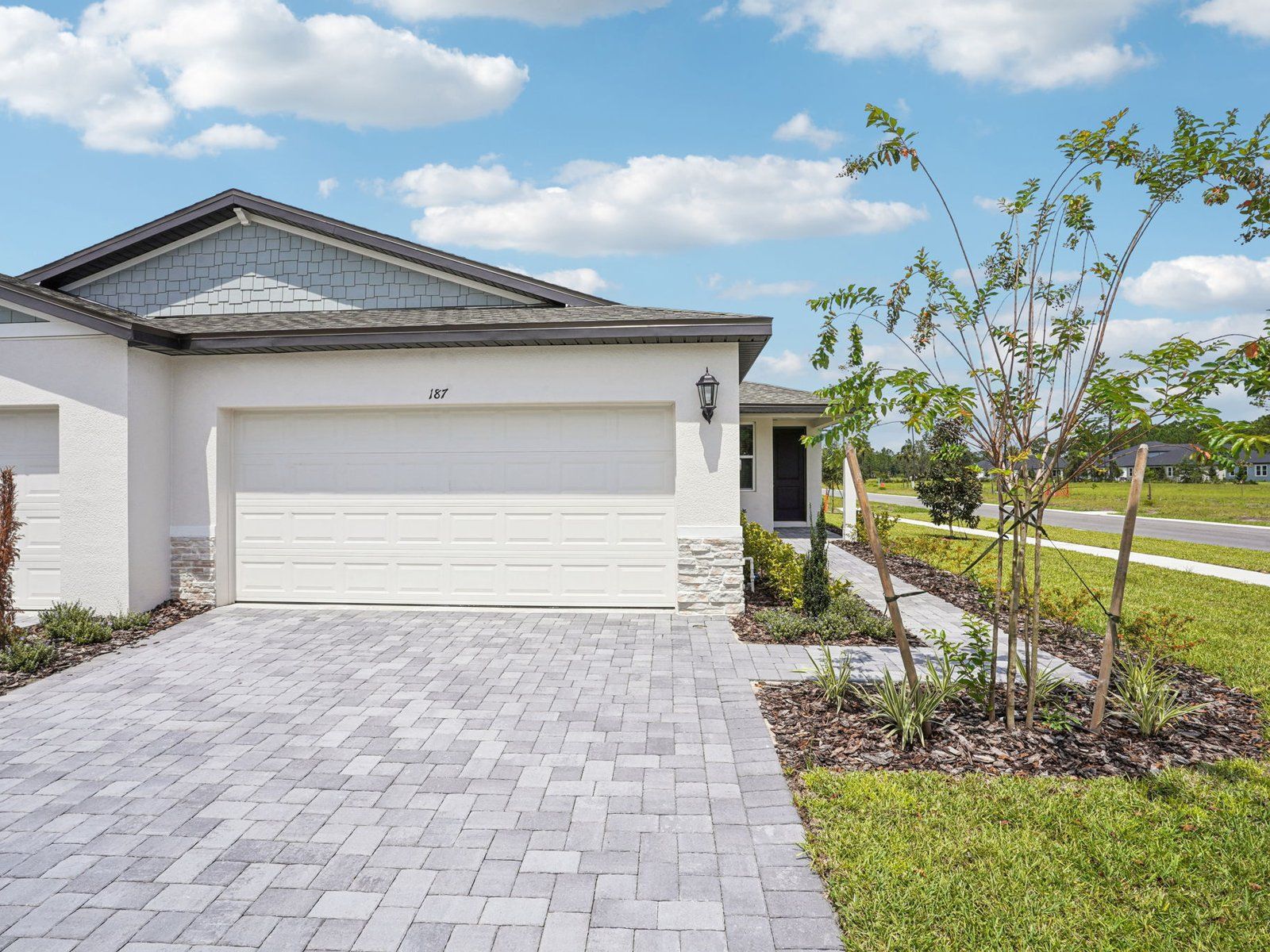 The Sawyer floorplan at 187 Parkhaven Drive.:Front Exterior