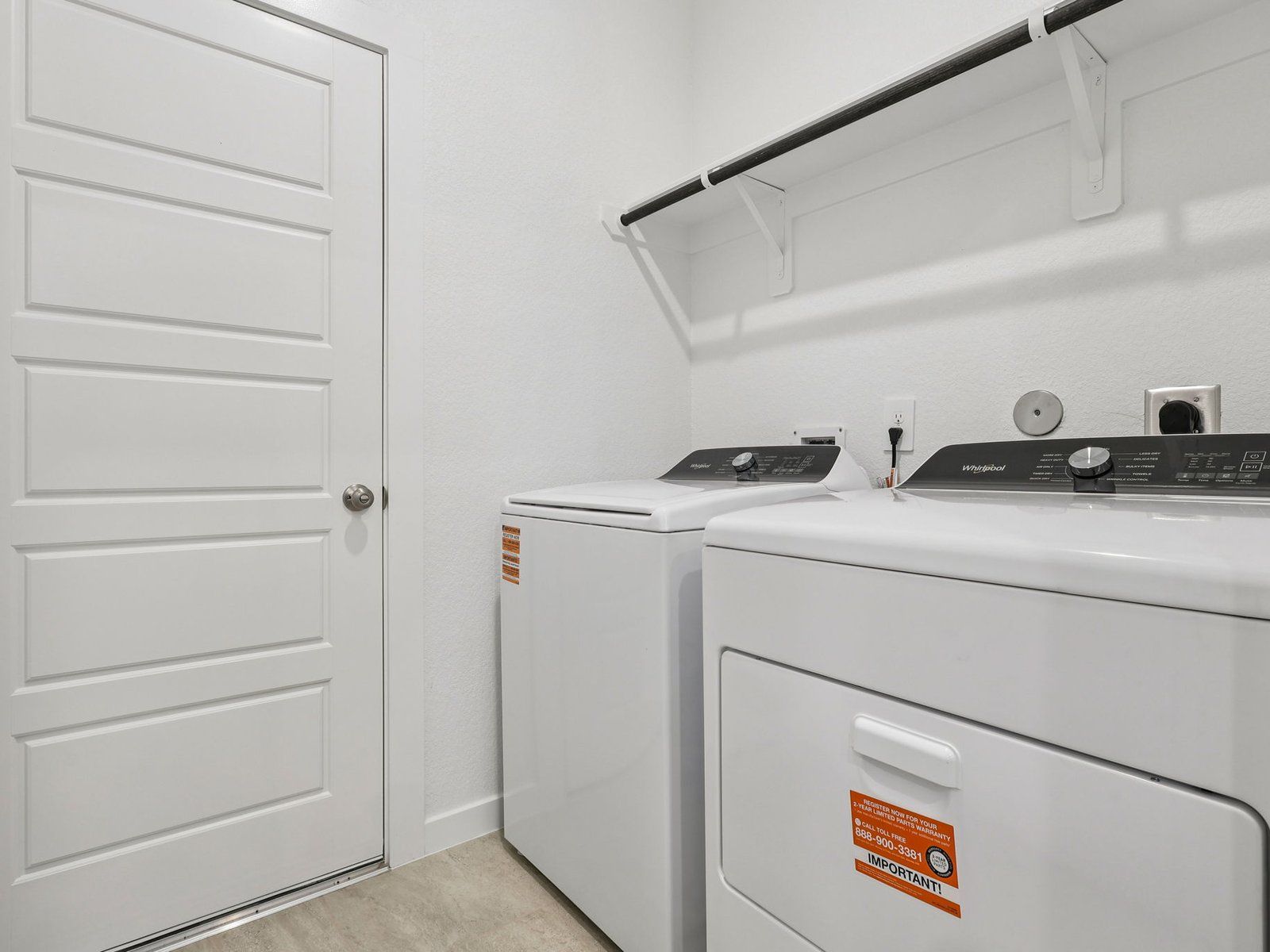The Olympic floorplan in Montgomery Oaks of Conroe, TX.:Laundry Room