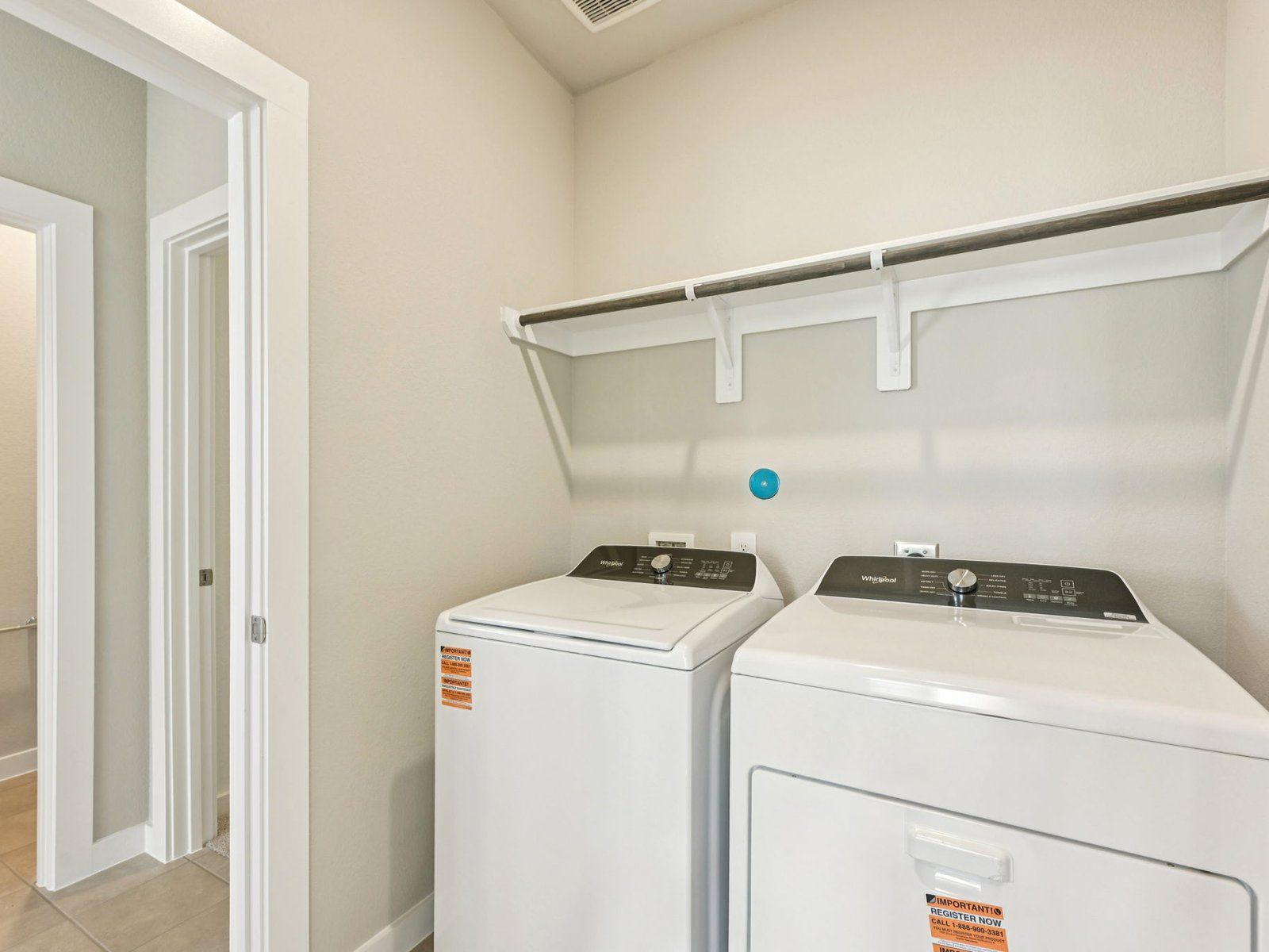 The Ian floorplan in Stewart's Ranch of Conroe, TX.:Laundry Room