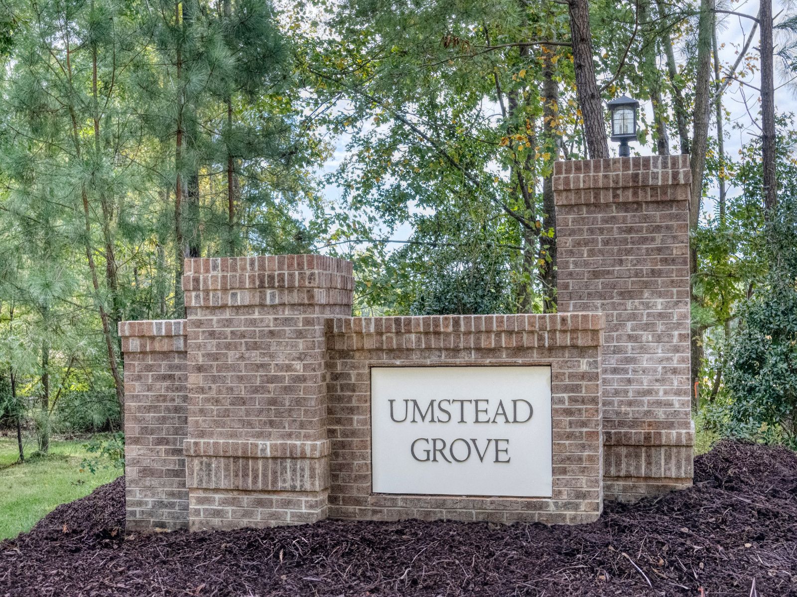 Welcome to the beautiful Umstead Grove, a private community surrounded by woods in Durham, NC. 