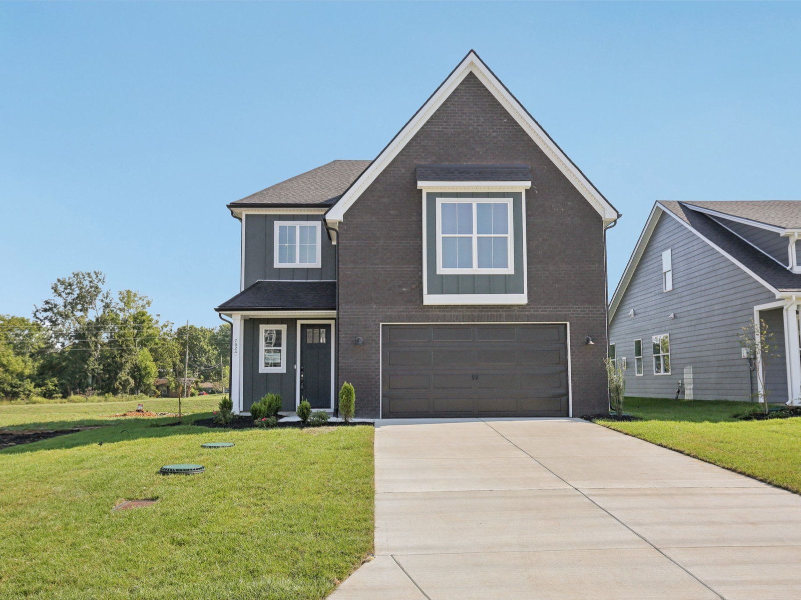 The Bradley Floorplan - Elevation B:Front Exterior