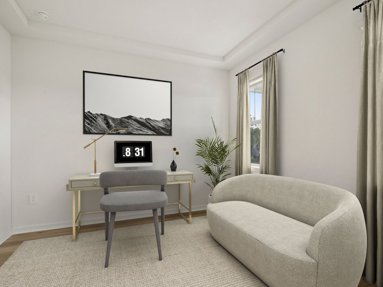 San Marino Flex Space Virtually Staged:San Marino Flex Space Virtually Staged