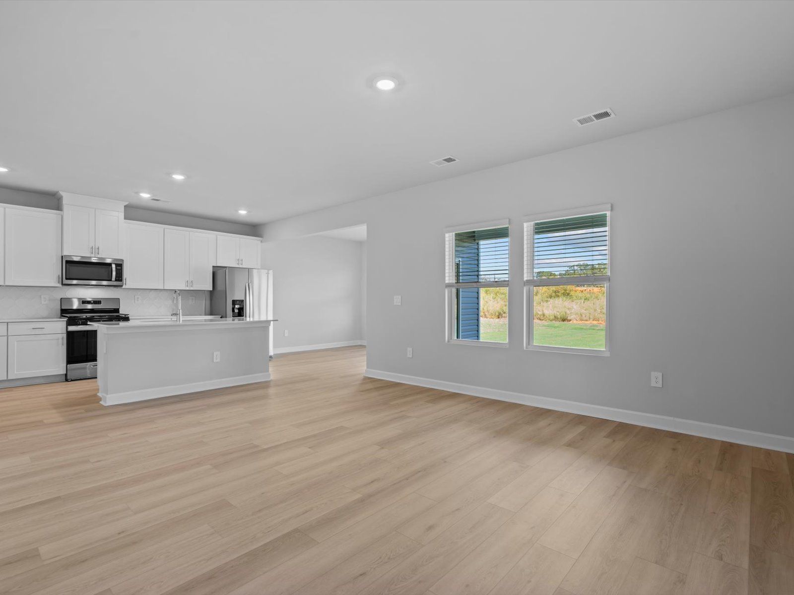 Welcome to the Dallas floorplan at Village at White Pine.:Great Room
