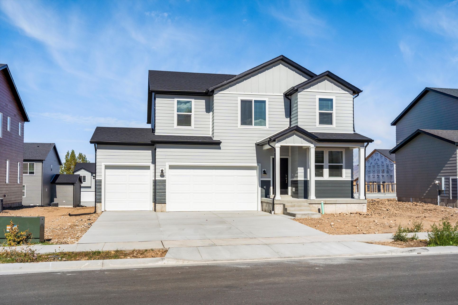 The Solitude exterior floorplan taken at a Meritage Homes community in Tooele, UT.:SLC_Solitude_#8241_Front-Exterior_A_372-W-600-N-Tooele-UT.jpg