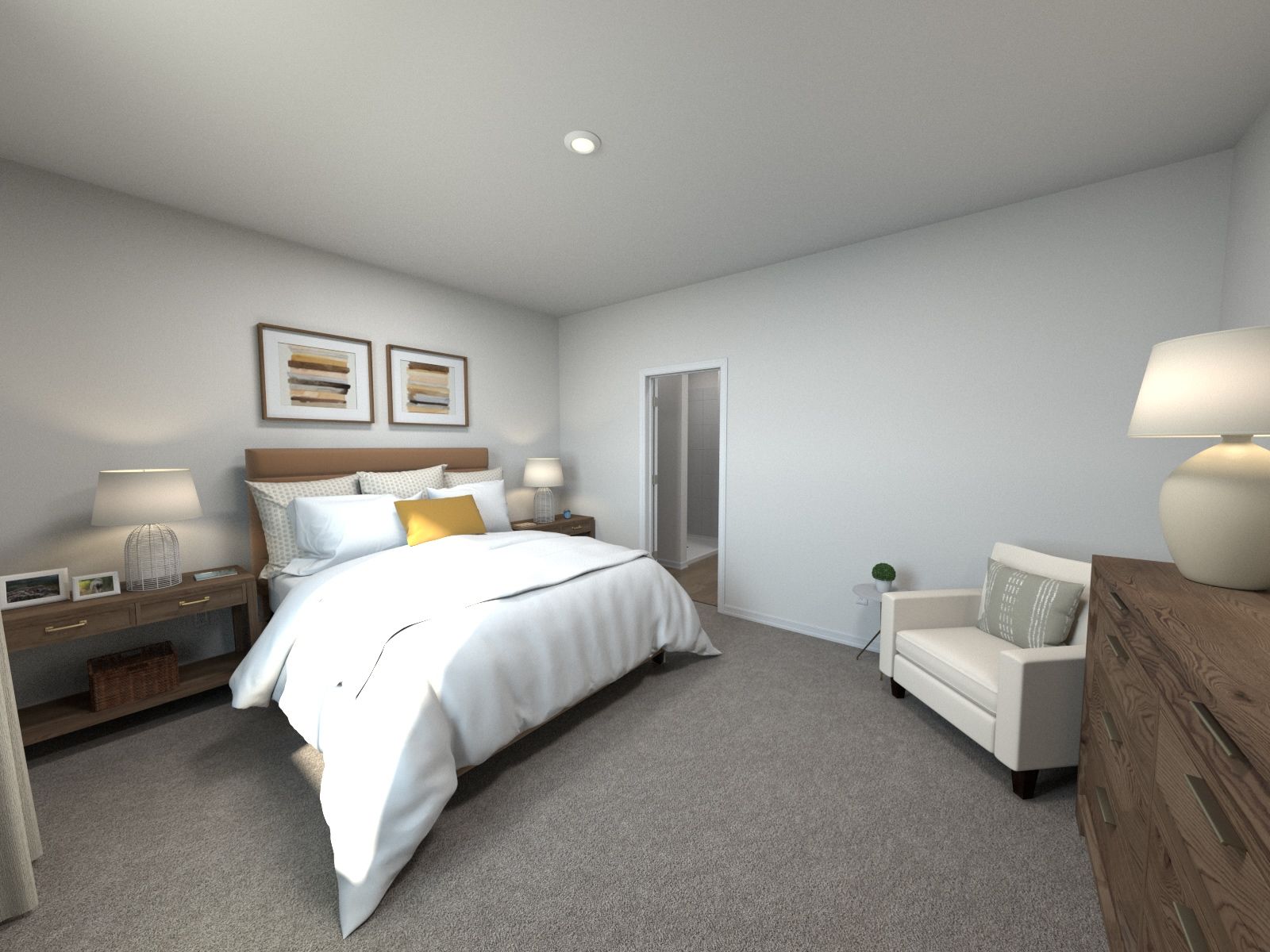 Rendering of the Denali II Primary Bedroom:Rendering of the Denali II Primary Bedroom