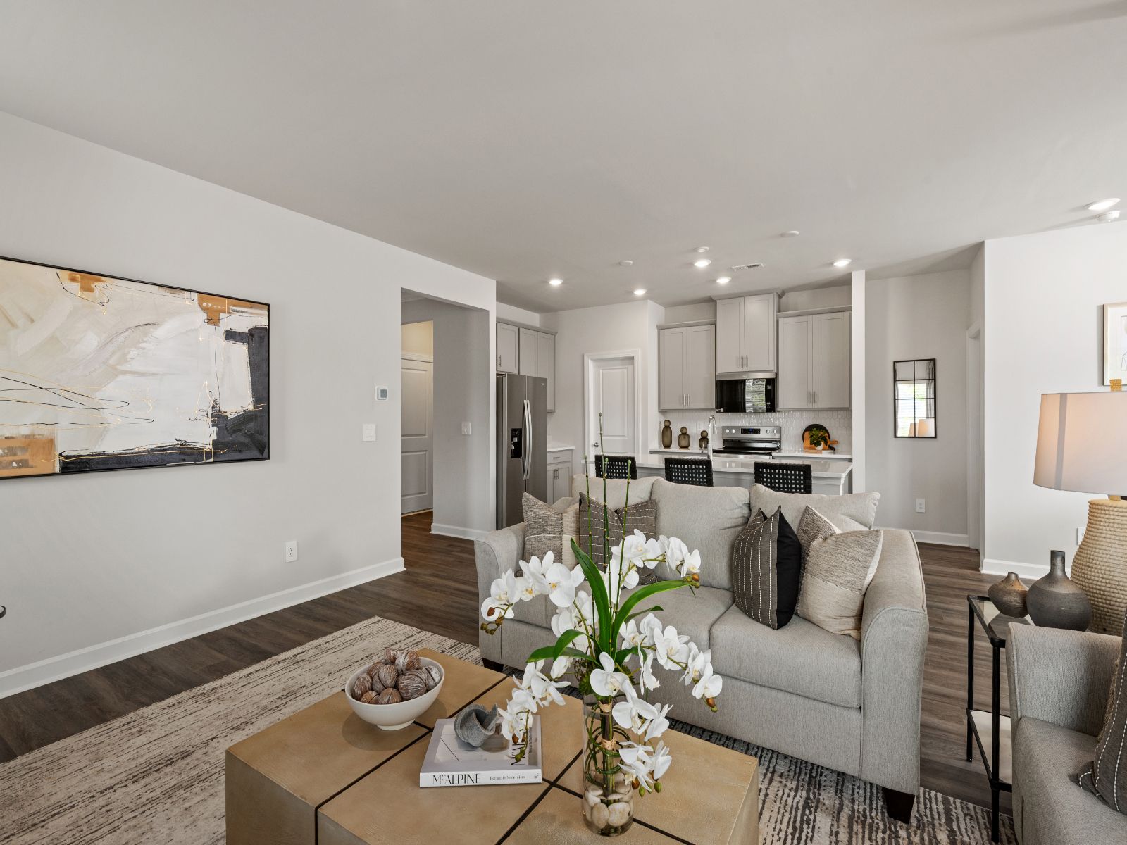 Great Room:Our open-concept floorplan makes hosting a breeze.