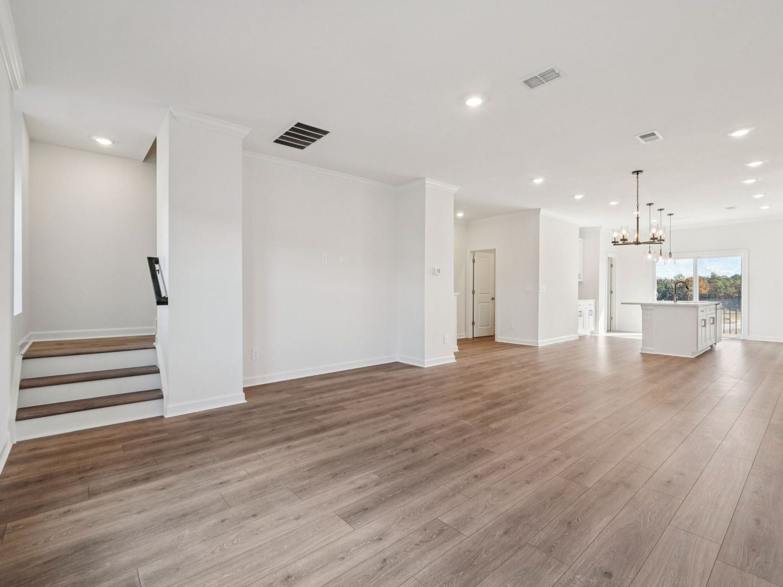 Host movie or game night in the spacious great room.:Great Room