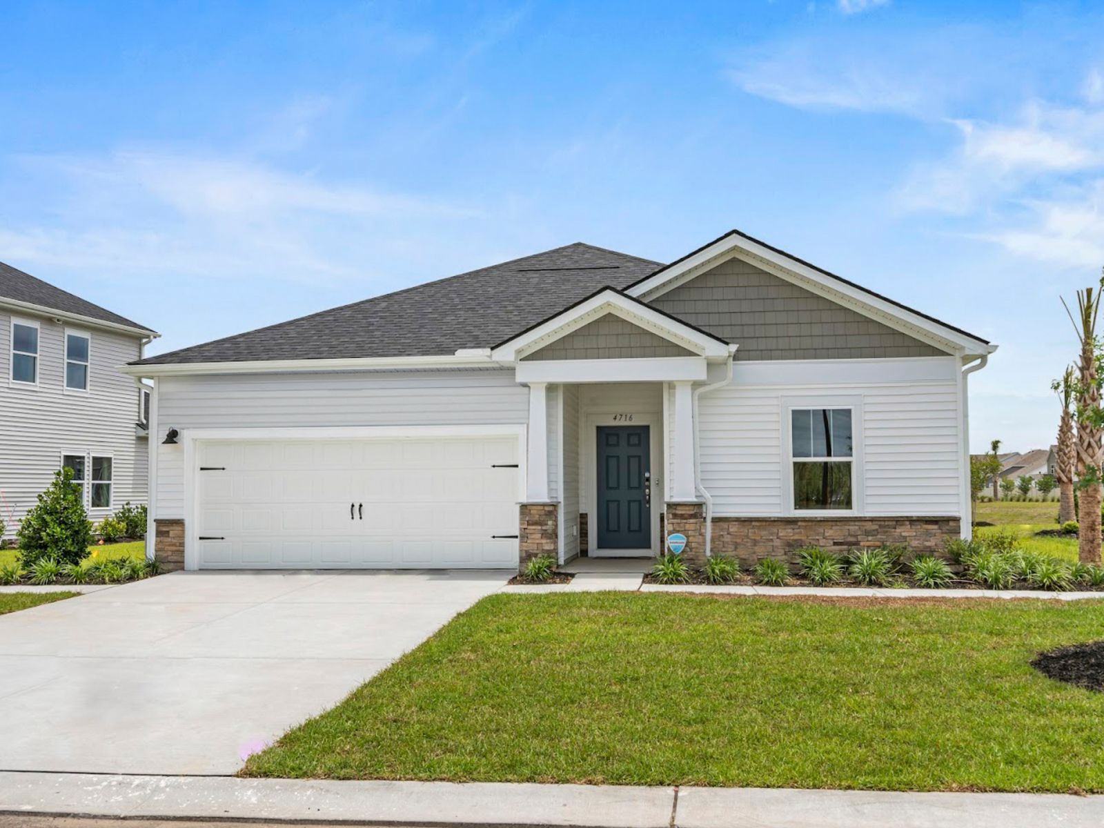 Gibson H Elevation:Gibson floorplan located at Clear Pond.