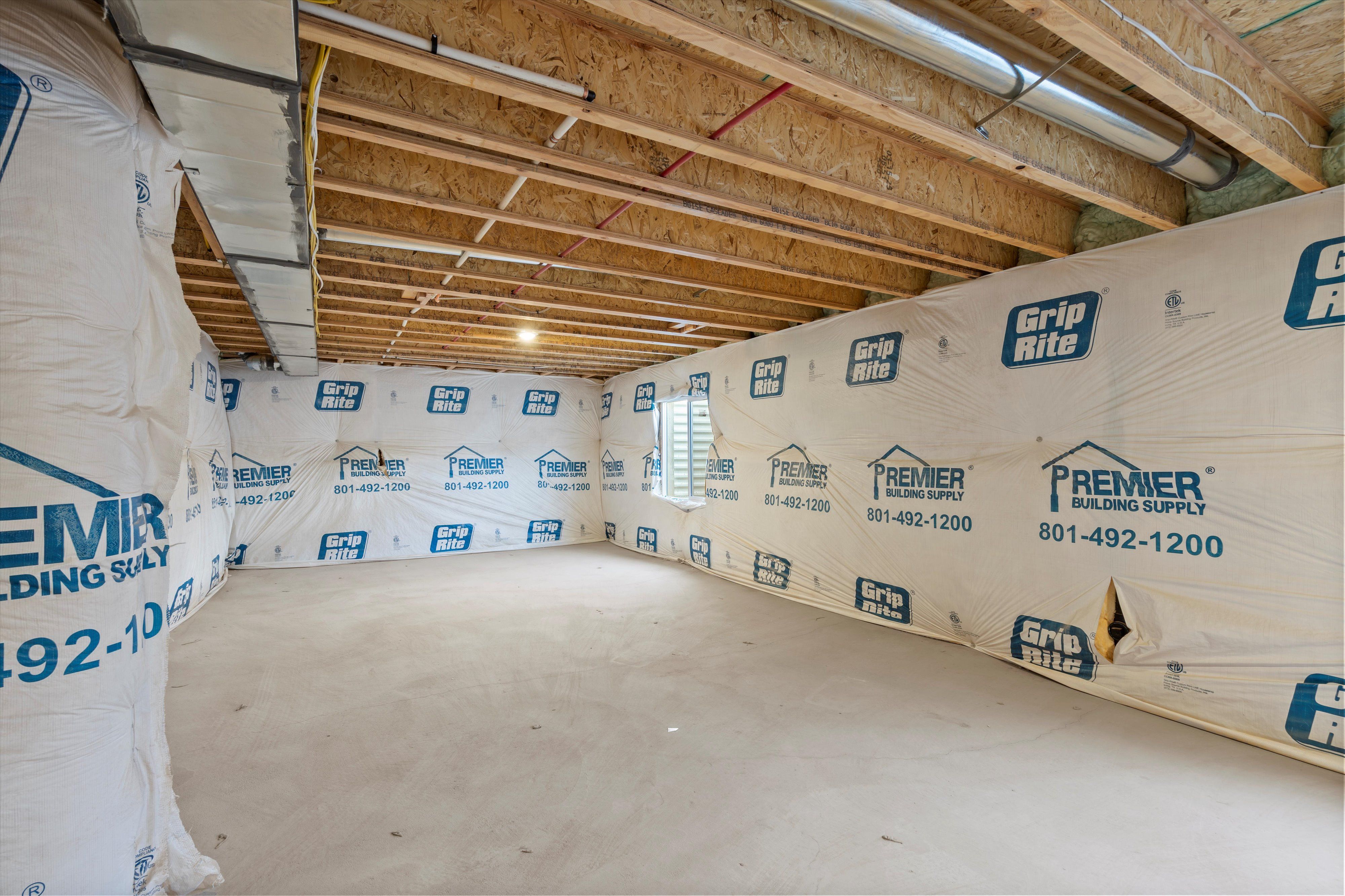 Basement:The Aspen floorplan interior image taken at a Meritage Homes community in Santaquin, UT.
