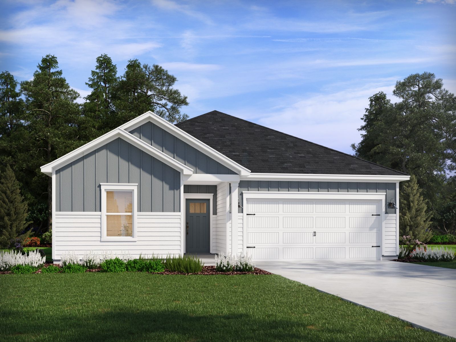 Buchanan Elevation E:Buchanan Floorplan in Palmetto Place