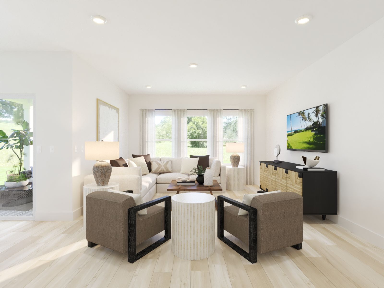Great Room:Spend family movie nights in the spacious great room.