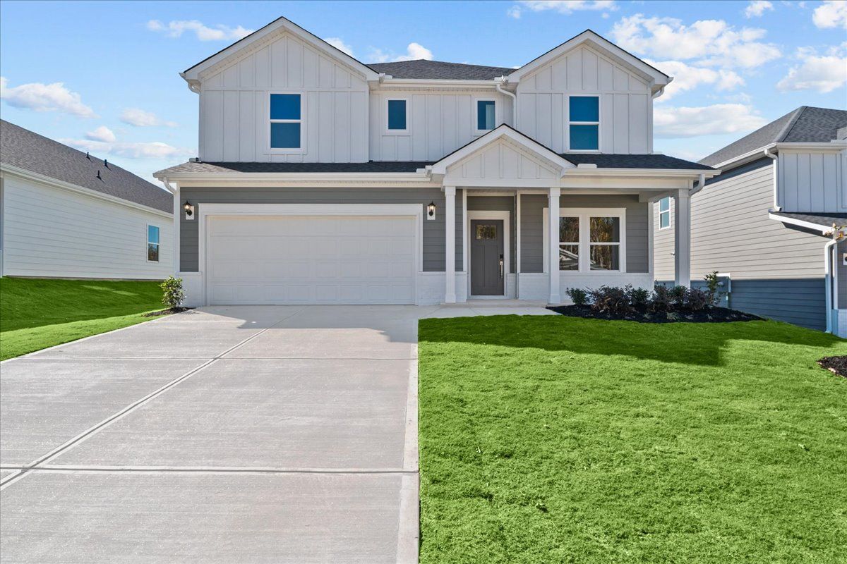 Welcome to the Johnson floorplan at Riverwood Farm.:Front Exterior