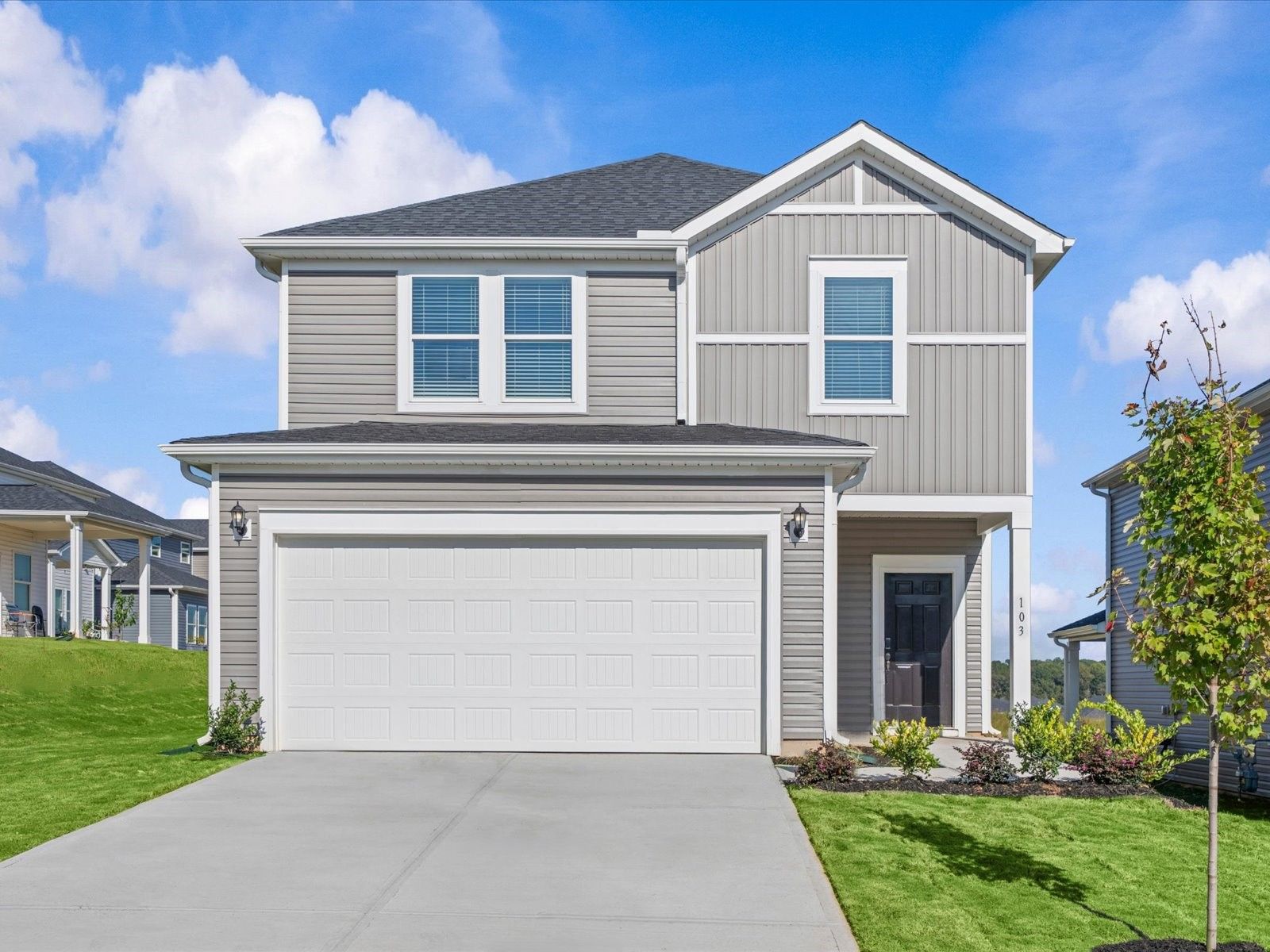 Welcome to the Roswell floorplan at The Farm at Wells Creek - Heritage Collection.:Front Exterior