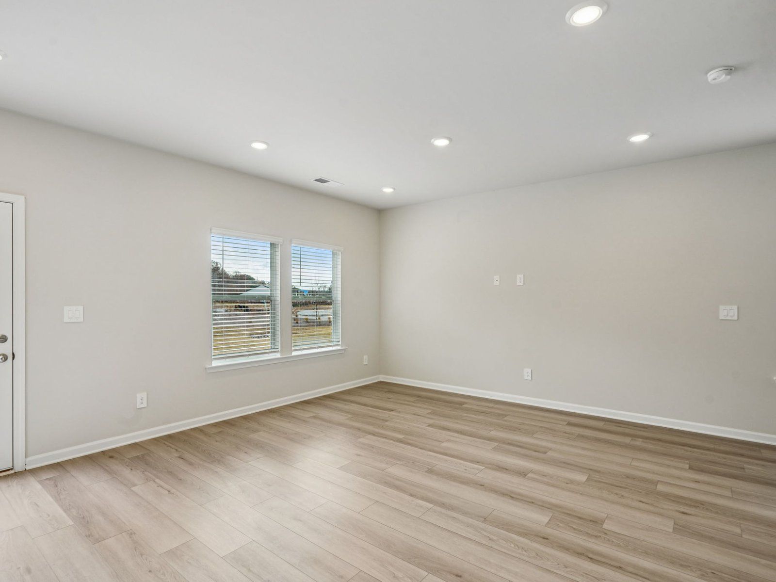 Great Room:The Finley floorplan with the Sleek Gray interior package.