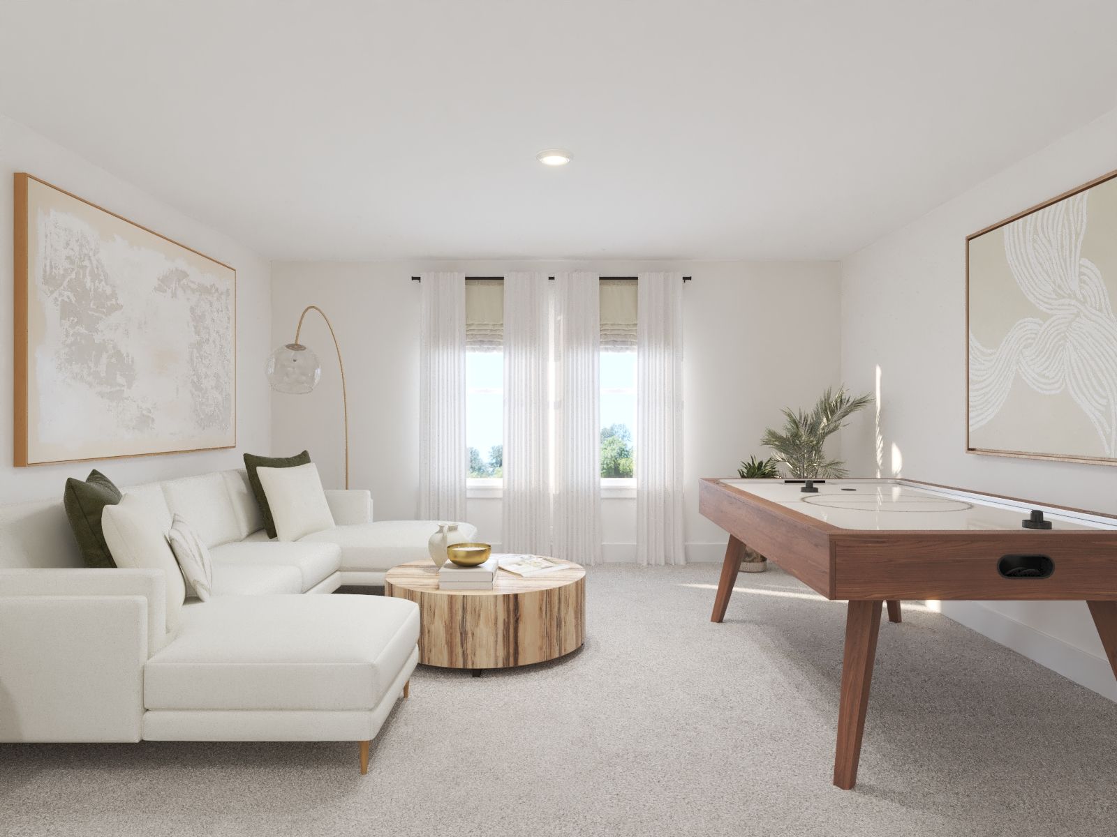 The upstairs loft gives the kids a place to hangout.:Bonus Room