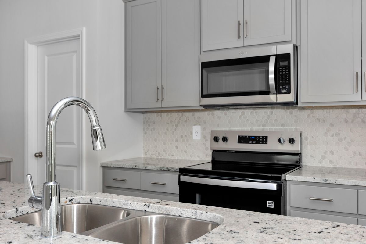 Kitchen:The Carolina floorplan with the Elemental Grey interior package.