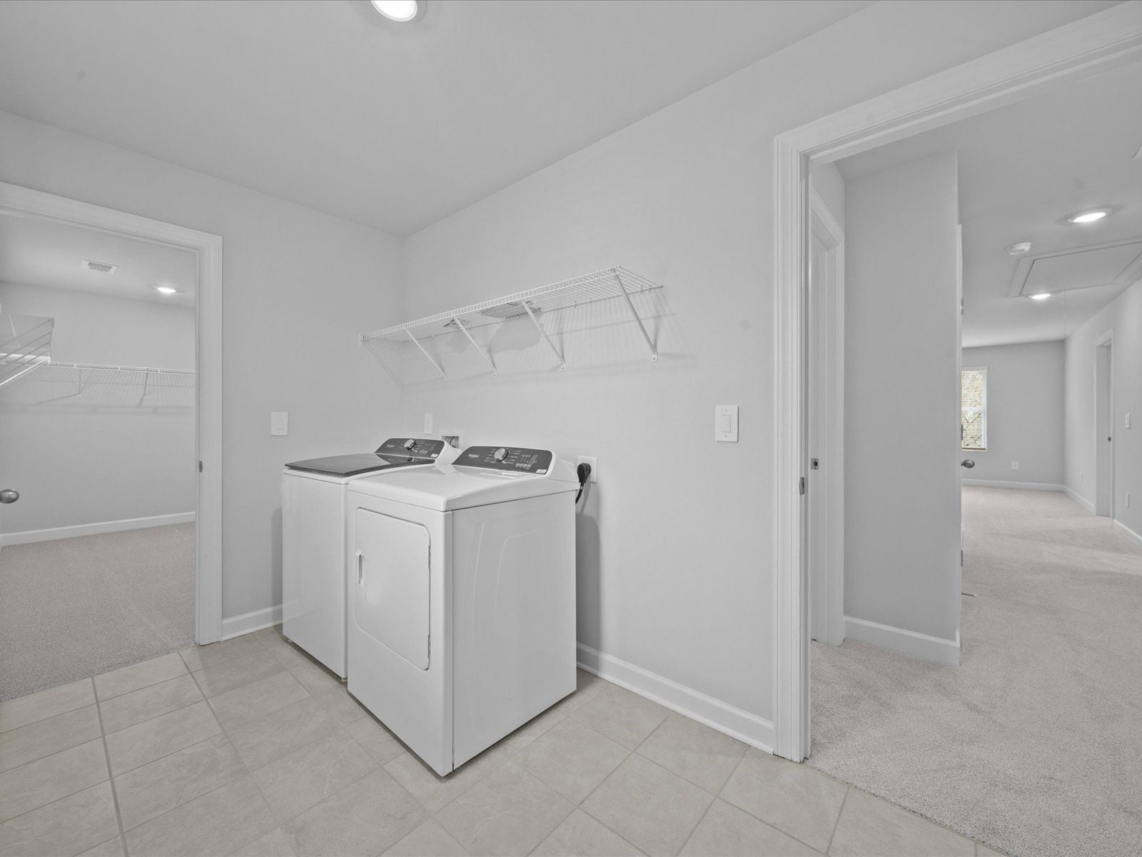 Laundry Room:The Dakota floorplan modeled at Shiloh Valley.