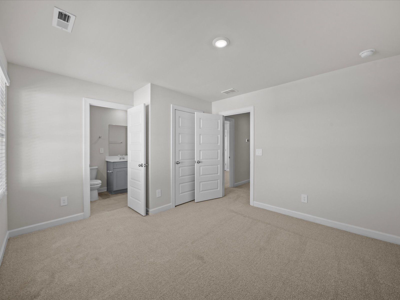 Secondary Bedroom:The Opal floorplan modeled at Northbrook Village Townes.