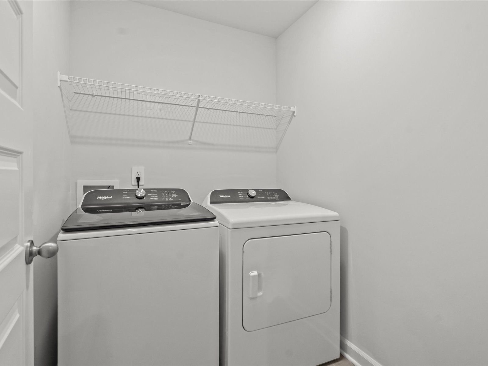 Laundry Room:The Opal floorplan modeled at Northbrook Village Townes.