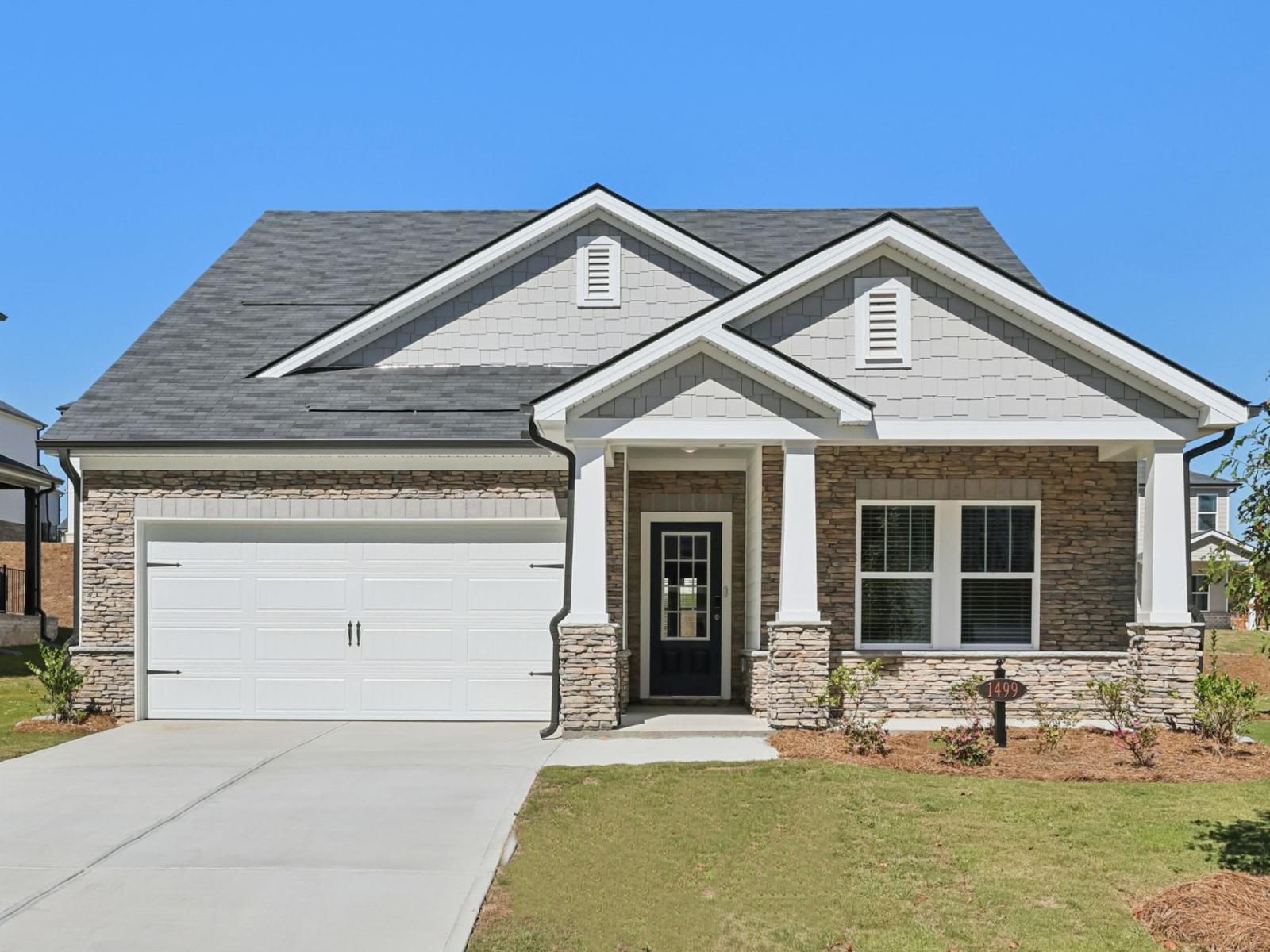 Front Exterior:The Northbrook floorplan with the K exterior elevation.