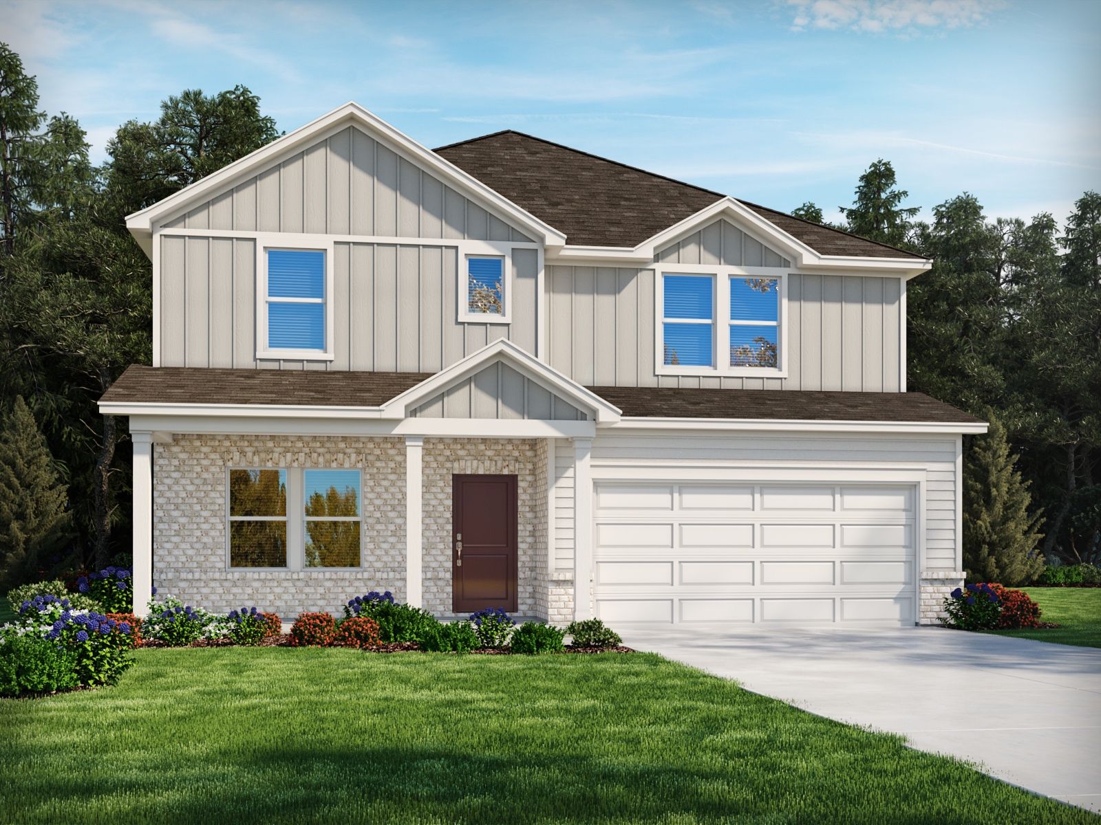 Sherwood - Elevation F:Sherwood - Elevation F