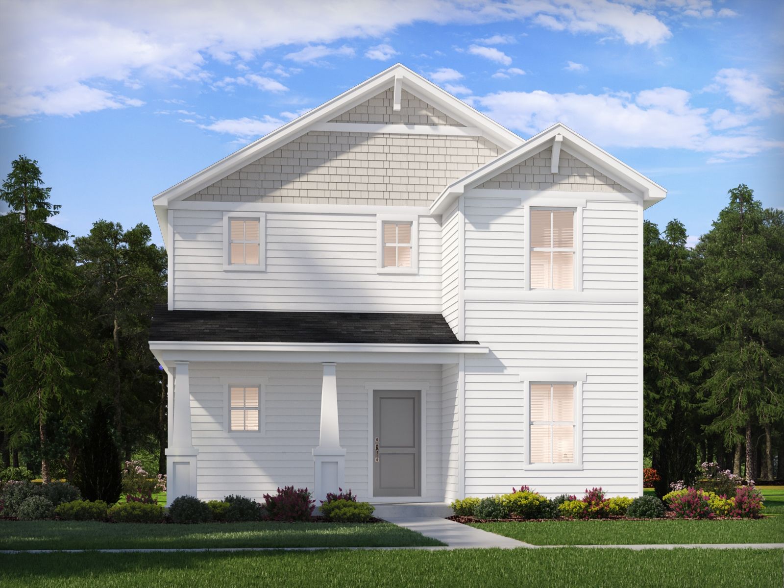 Fraser H:Front Exterior Elevation H of the Fraser Floorplan