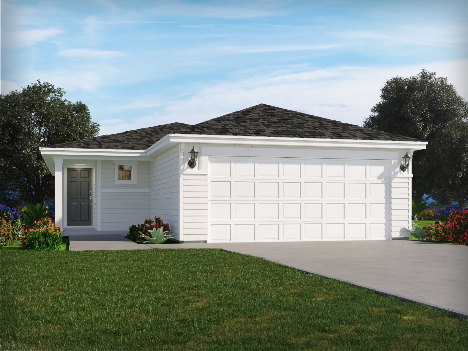 Front Exterior:The Arcadia Floorplan - Interior Package Varies