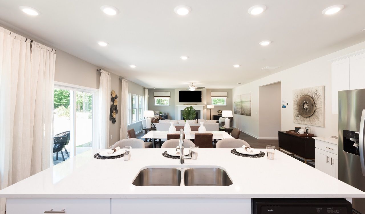 Taylorsville floorplan modeled at Union Grove in Braselton, GA.:Taylorsville floorplan modeled at Union Grove in Braselton, GA.