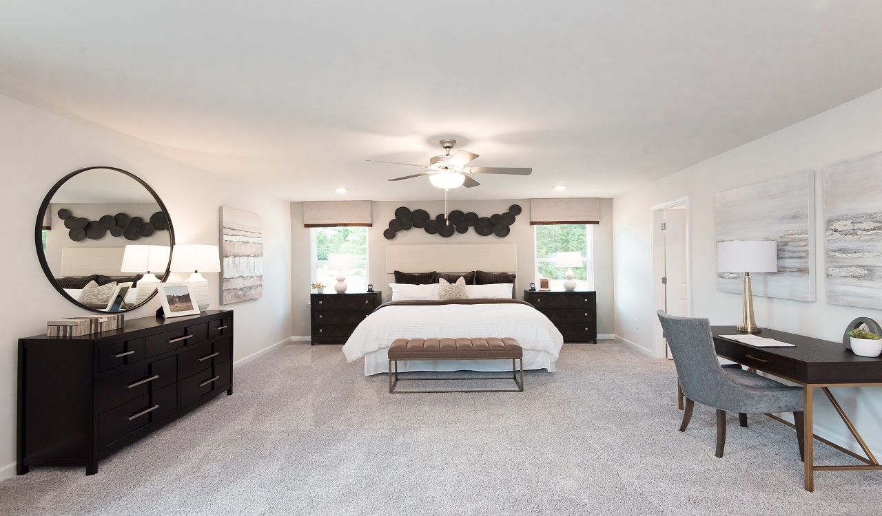 Taylorsville floorplan modeled at Union Grove in Braselton, GA.:Taylorsville floorplan modeled at Union Grove in Braselton, GA.