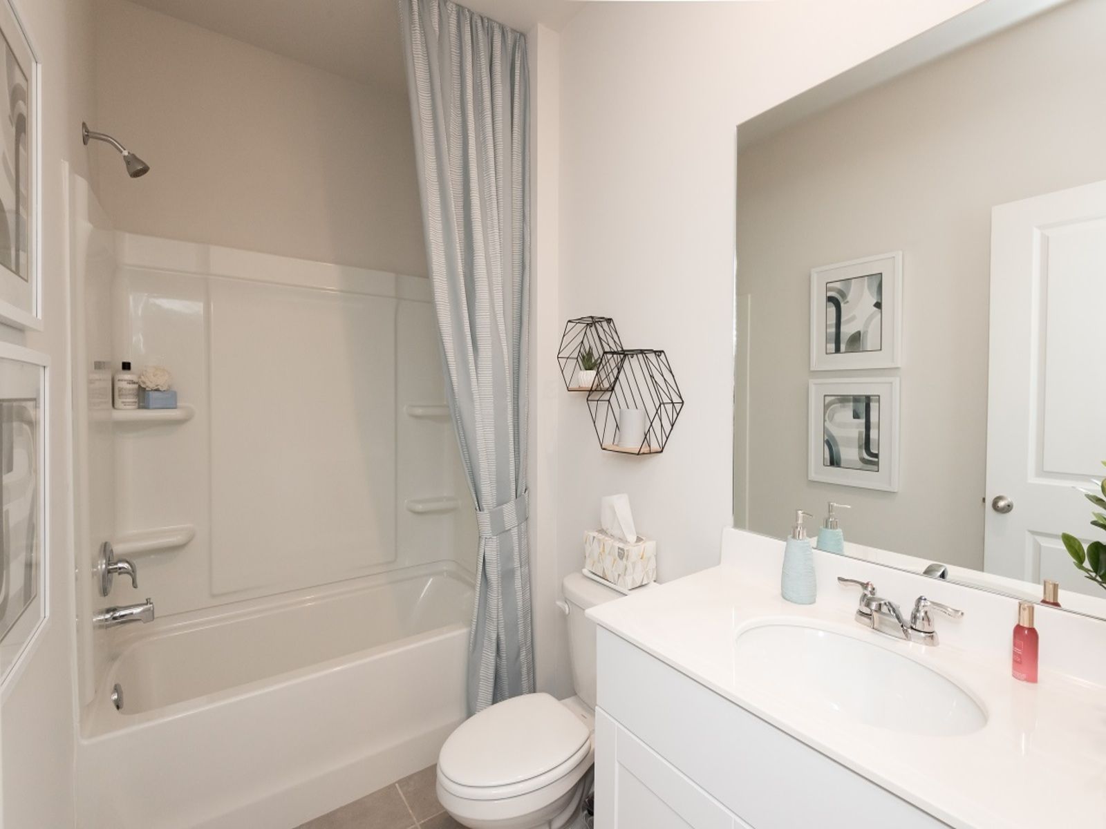 Secondary Bathroom:Paisley floorplan at Parc Terrace in Holly Springs, GA.