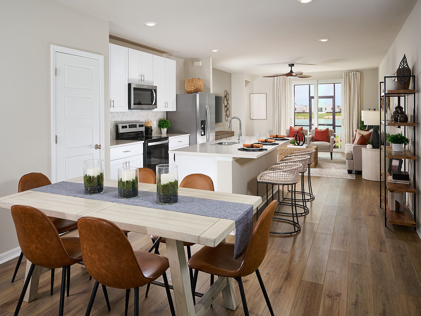 Great room modeled at Crescent Lakes at Babcock Ranch:Great room modeled at Crescent Lakes at Babcock Ranch