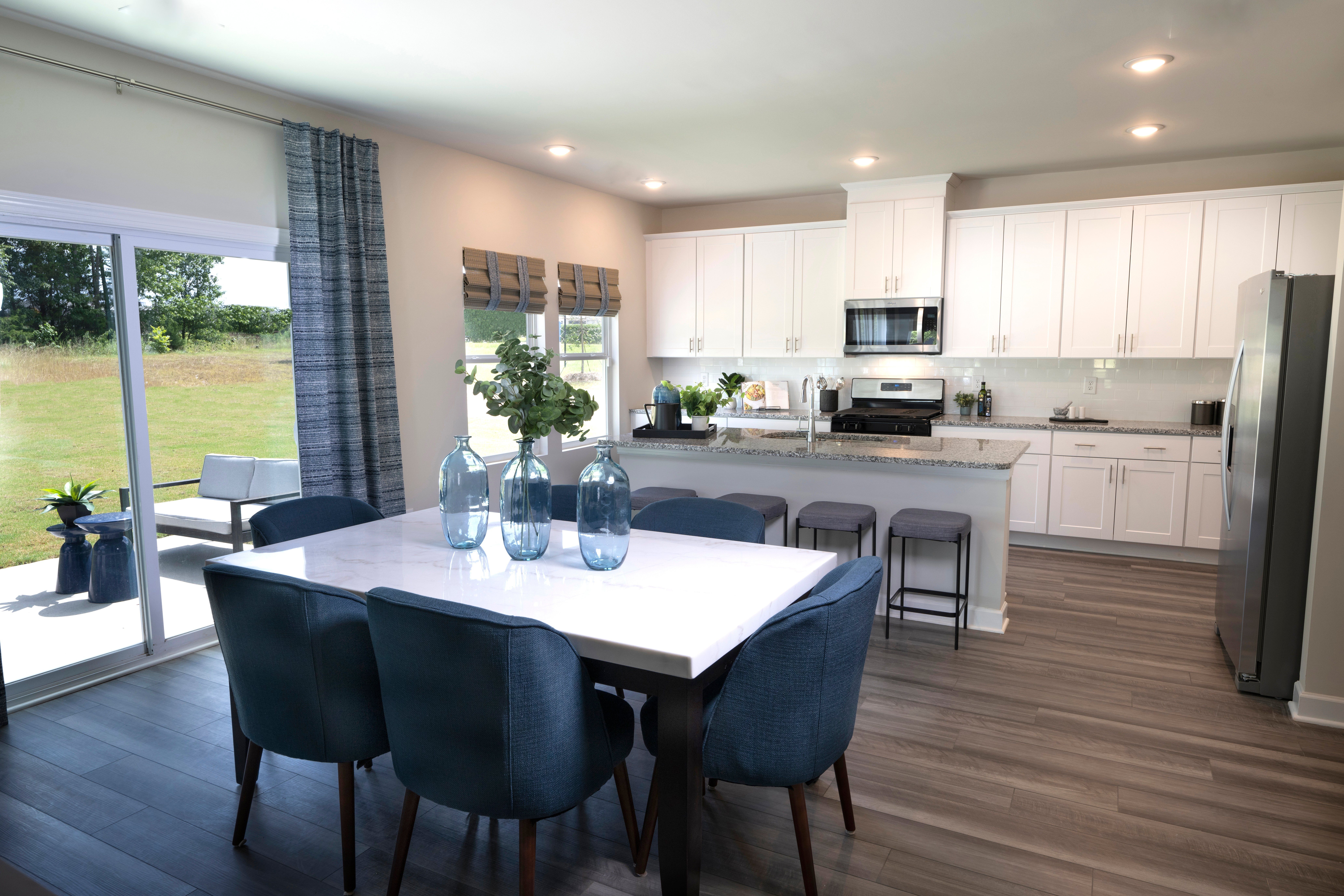 The Dakota floorplan modeled at Brighton Meadows.:The Dakota floorplan modeled at Brighton Meadows.