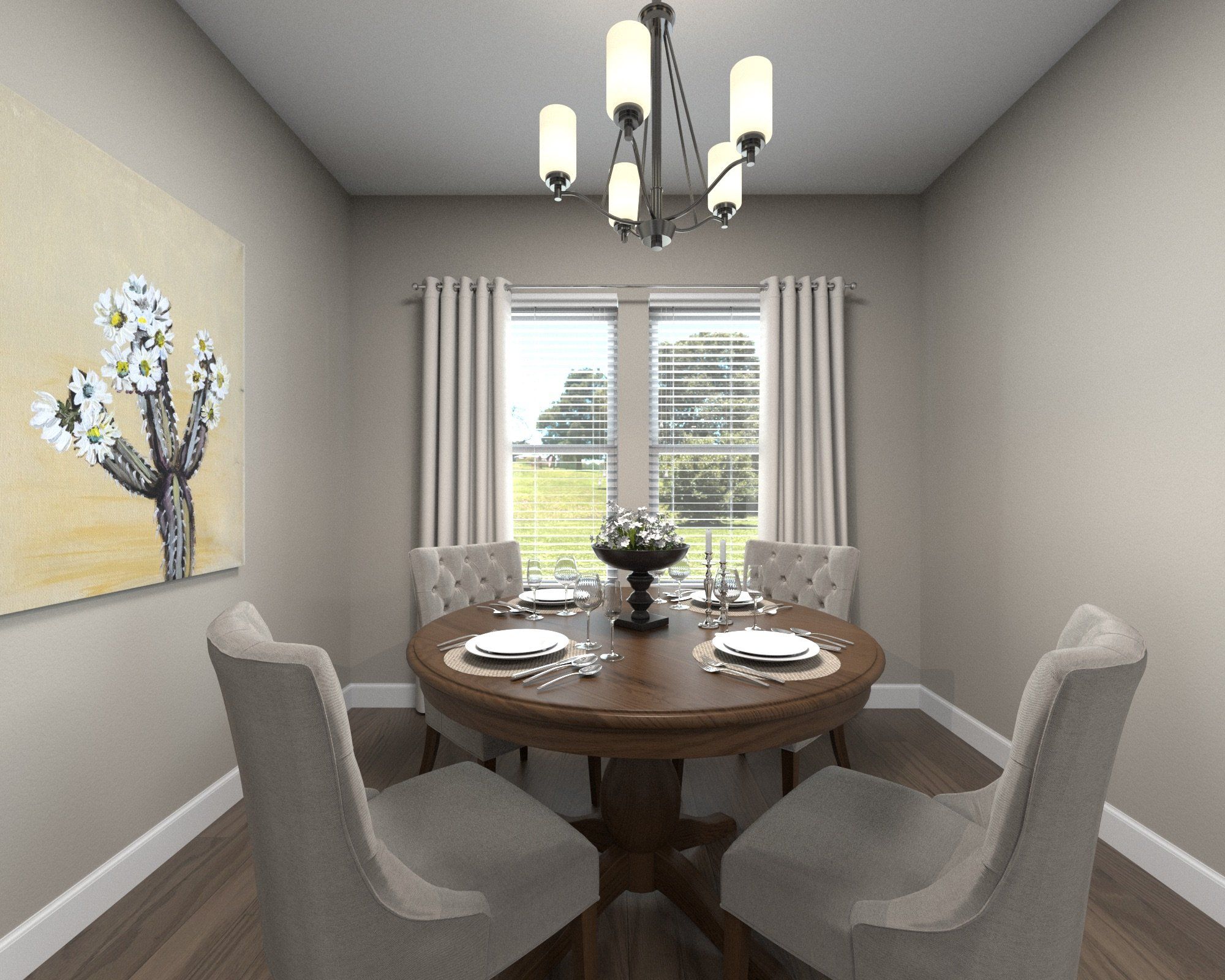 Gather the family for a home-cooked meal in the spacious dining area.:Gather the family for a home-cooked meal in the spacious dining area.